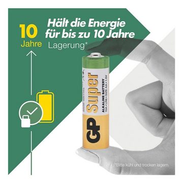 GP Batteries Super Alkaline Batterie, (1.5 V, 44 St), 32x Mignon / AA / LR06 / LR6 & 12x Micro / AAA / LR03 / LR3