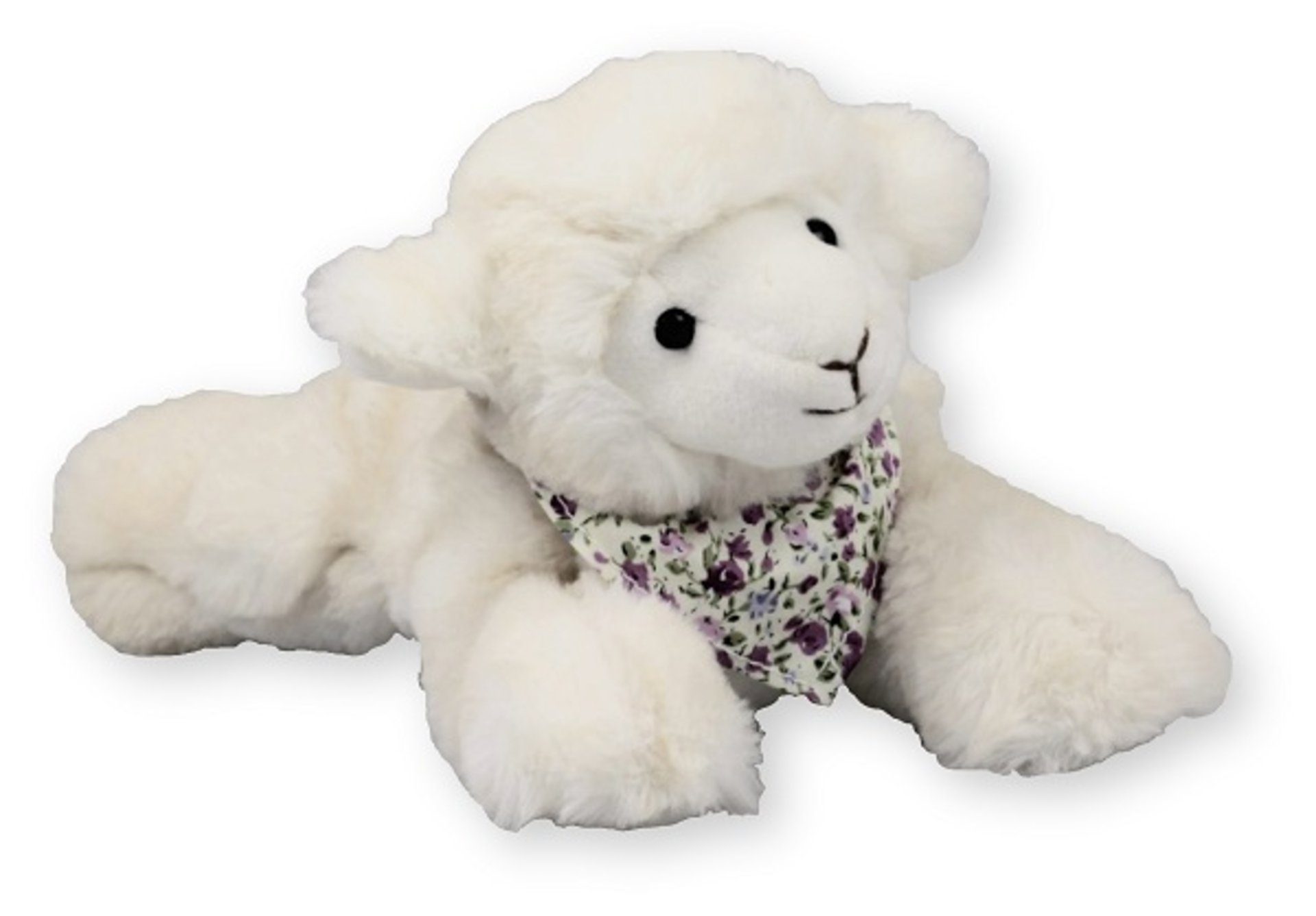 inware Kuscheltier Inware Schaf mit Tuch 22 cm liegend Plüschschaf
