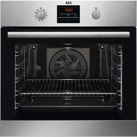 AEG Einbaubackofen BPS33102ZM, Pyrolyse-Selbstreinigung, Backauszug, 2 Paar