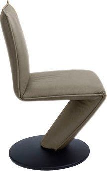 Drehteller federnder K+W Drehstuhl in & Stuhl Drive, Metall Komfort Wohnen Struktur mit schwarz Sitzschale,
