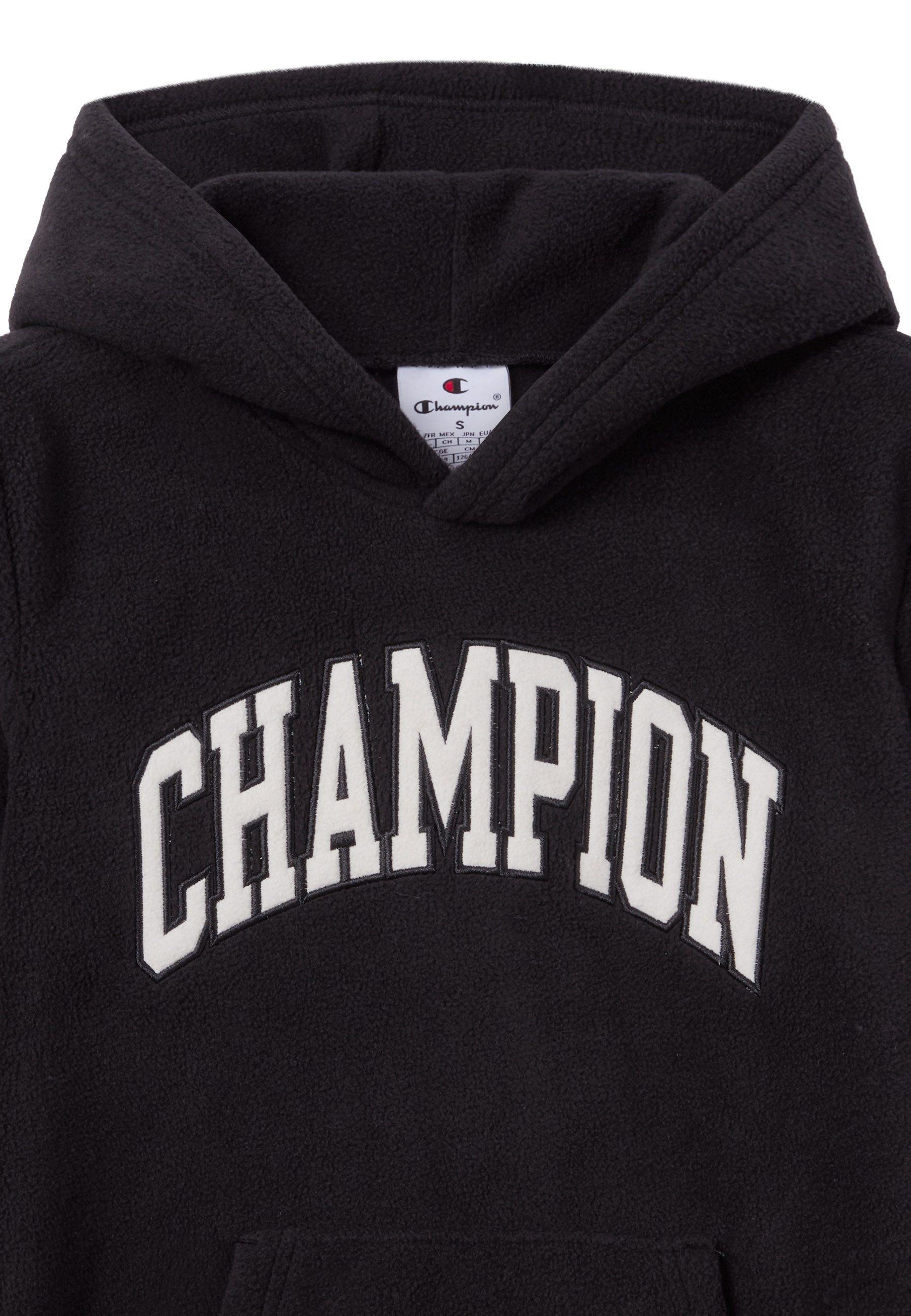 Champion Strickfleece-Pullover Polar Hoodie Large Logo
