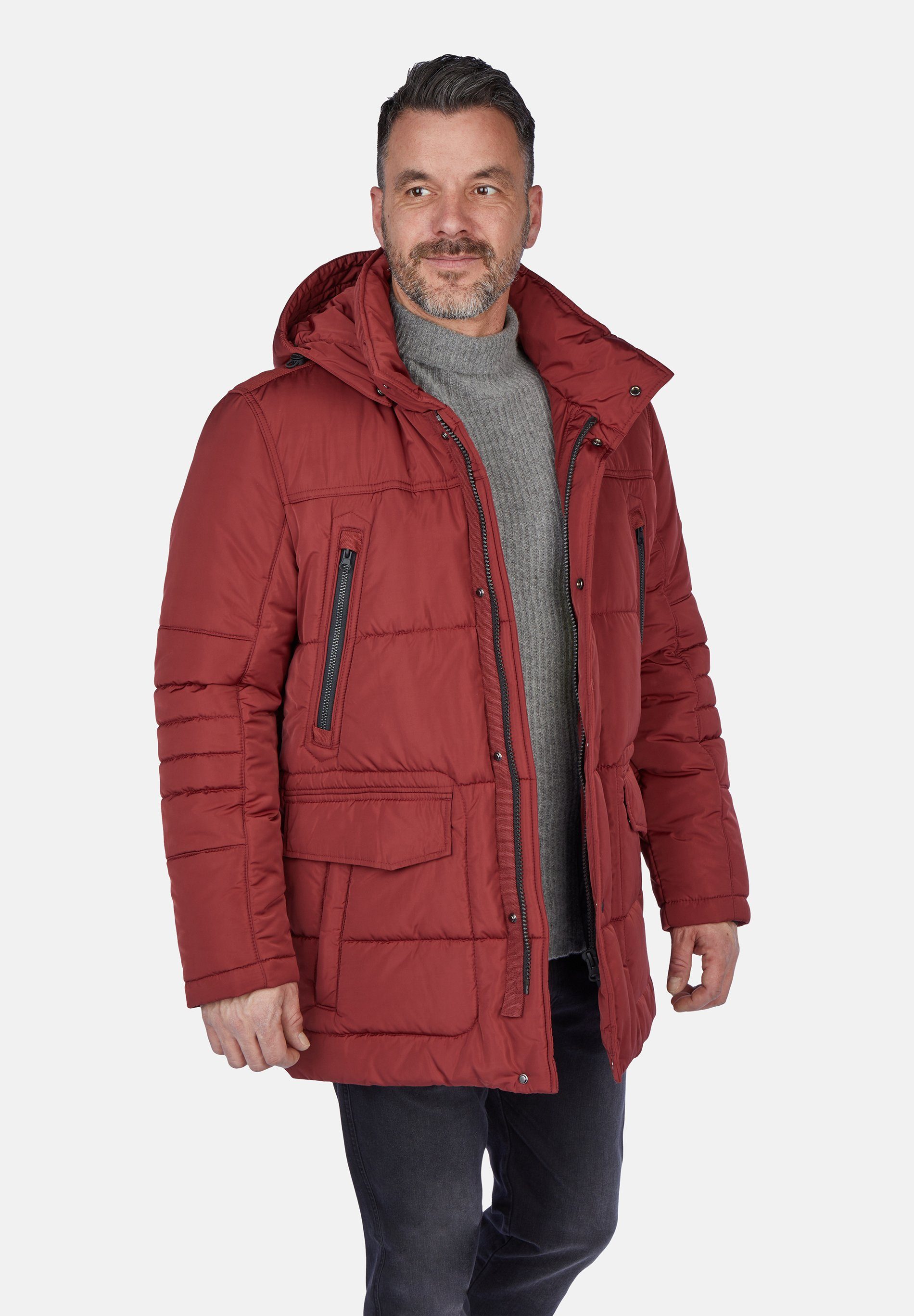 Winterjacke rot Parka Calamar Utility