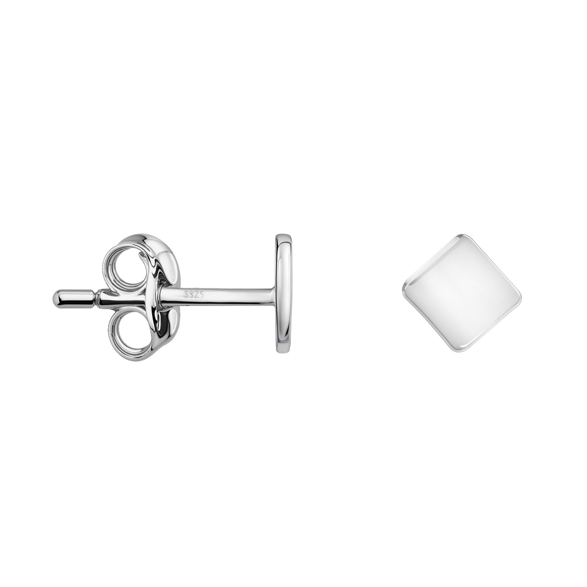 Sofia Milani Paar Ohrstecker Quadrat, 925 Silber Damen Schmuck - E1410 günstig online kaufen