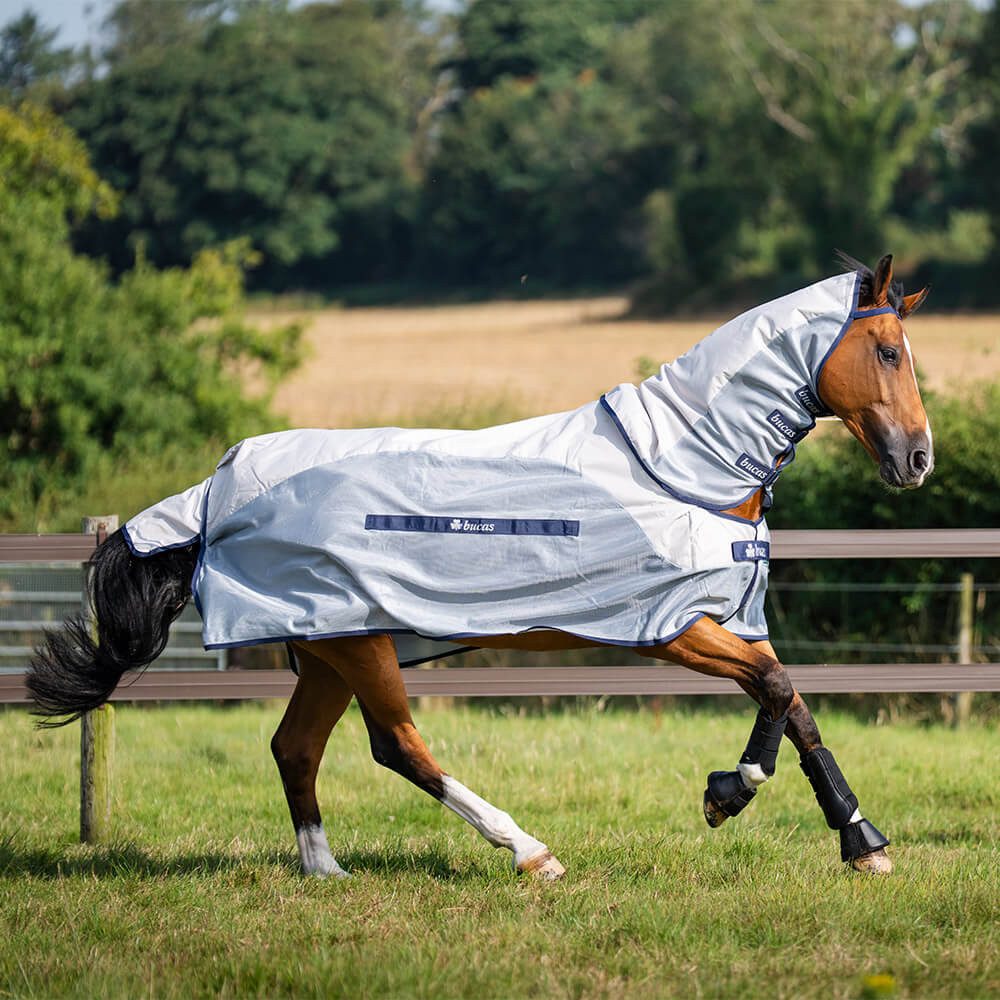 Bucas Pferde-Fliegendecke Bucas Buzz-Off Rain & Neck