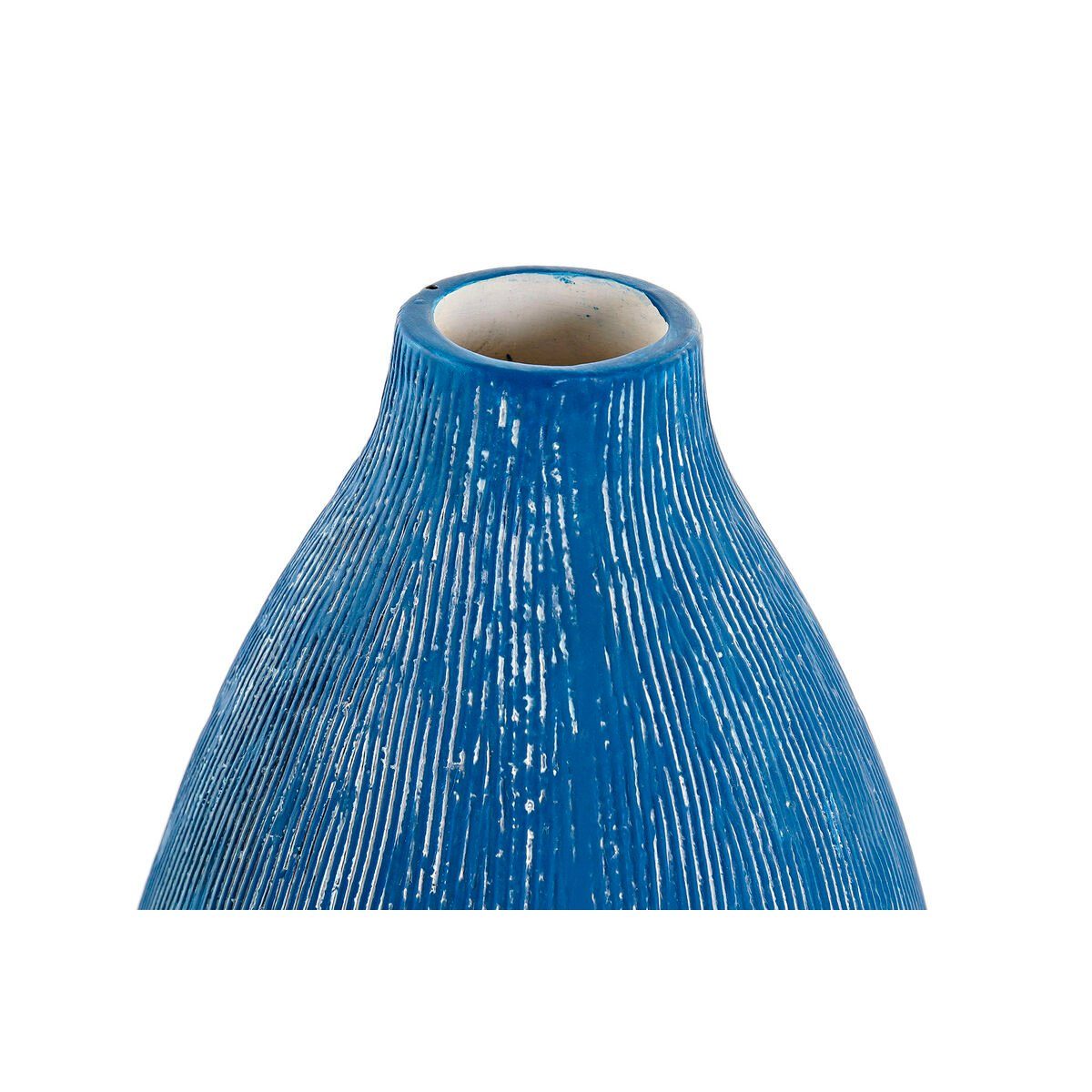 Dolomite Home Dekovase DKD Vase DKD Med Antiker Himmelsblau Decor Finish Home Decor Marineblau