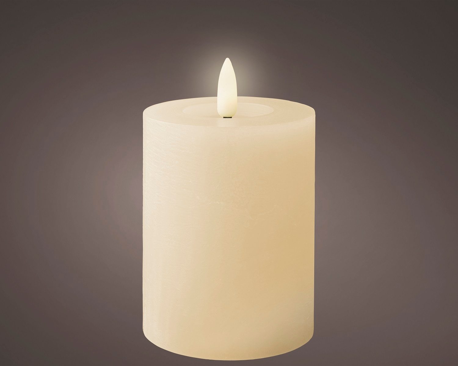 Lumineo LED-Christbaumkerzen Lumineo LED Wachskerze Creme 11,2 x 7 cm, batt günstig online kaufen