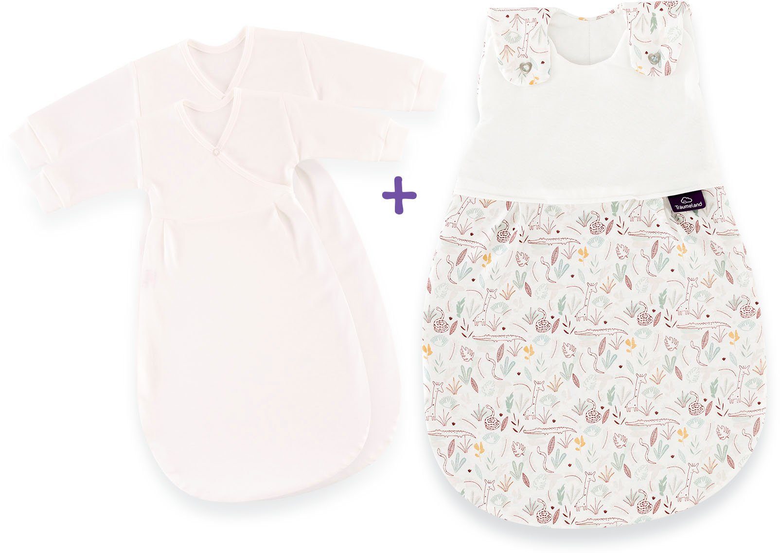 Babyschlafsack 3 tlg Set LIEMBICH, Design Dschungel