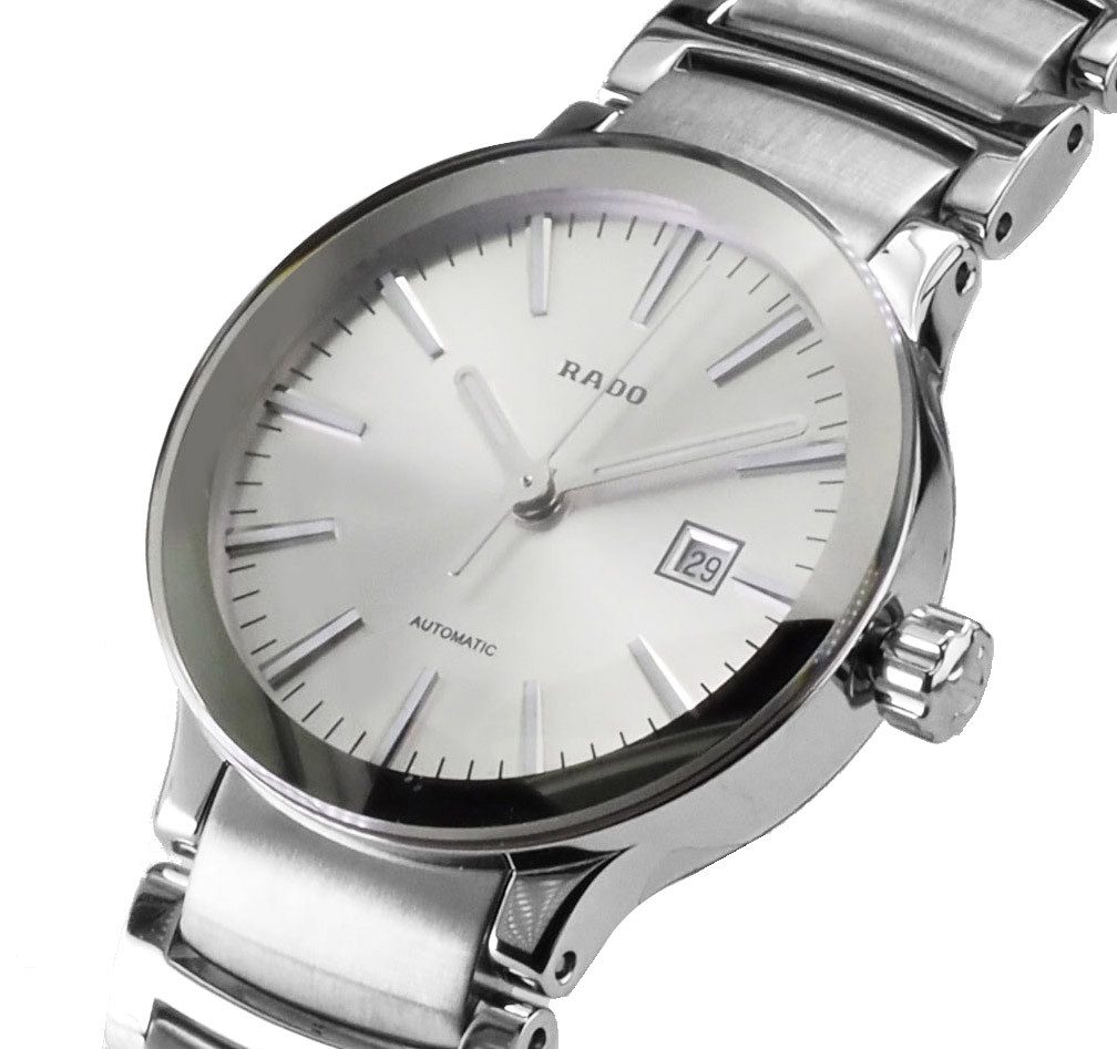 Rado Automatikuhr Swiss Made Damen Uhr R30940103 Centrix Ø 28 mm Centrix, Glasboden