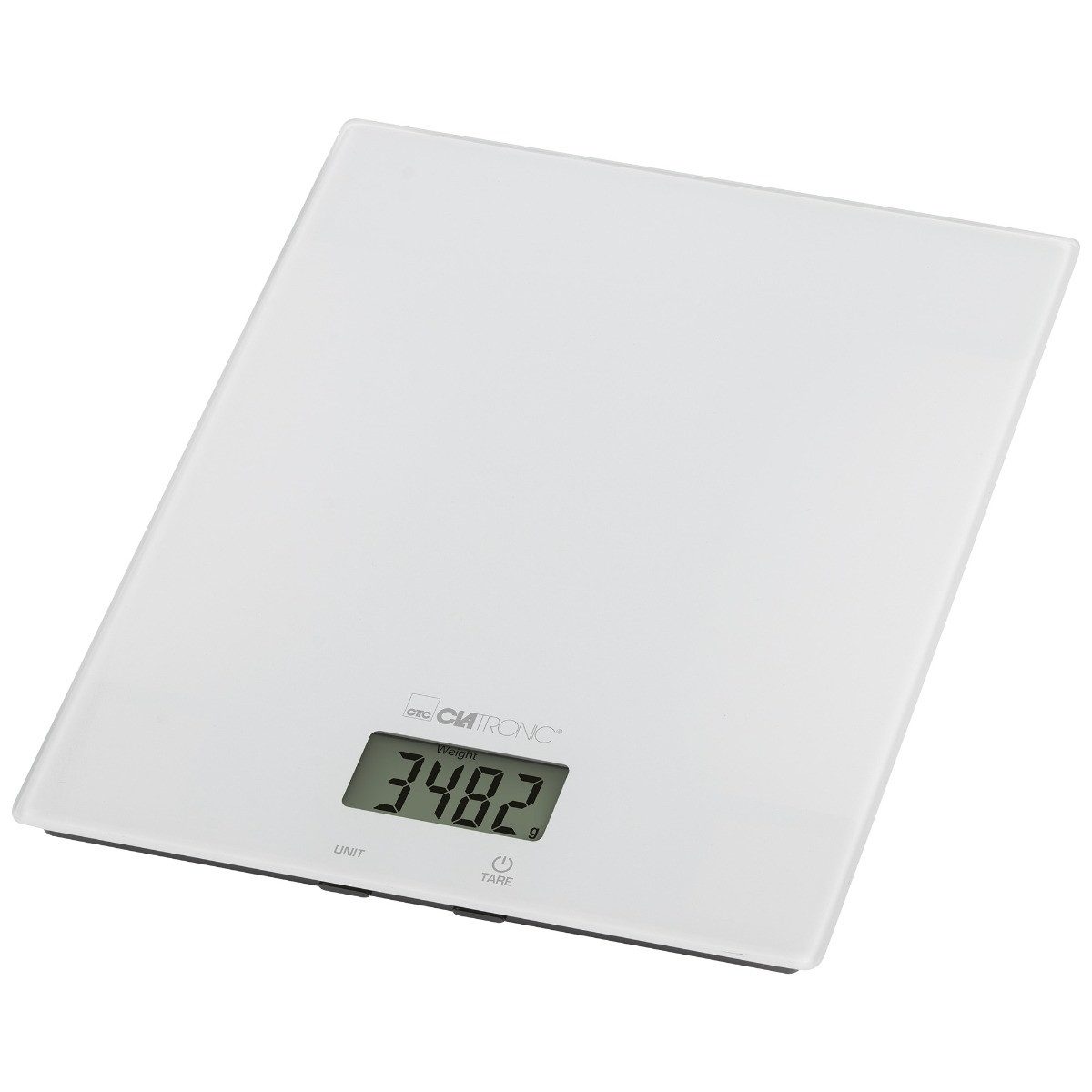 CLATRONIC Küchenwaage KW 3820, Küchenwaage, 1g Schritte, Zuwiegefunktion