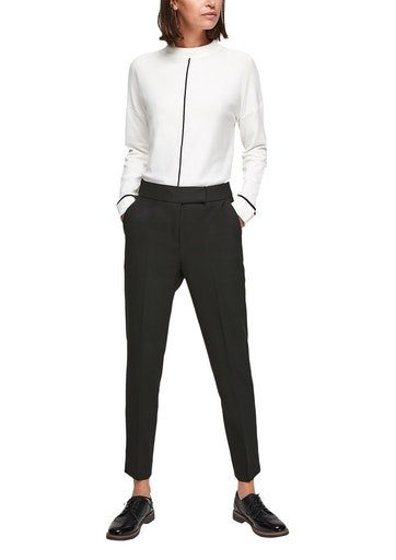 s.Oliver BLACK LABEL 7/8-Hose mit asymmetrischem Hakenverschluss