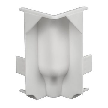 PROVISTON Sockelleisten-Innenecke für Klick-Fußleisten, 16 x 58 mm, MDF, Weiß