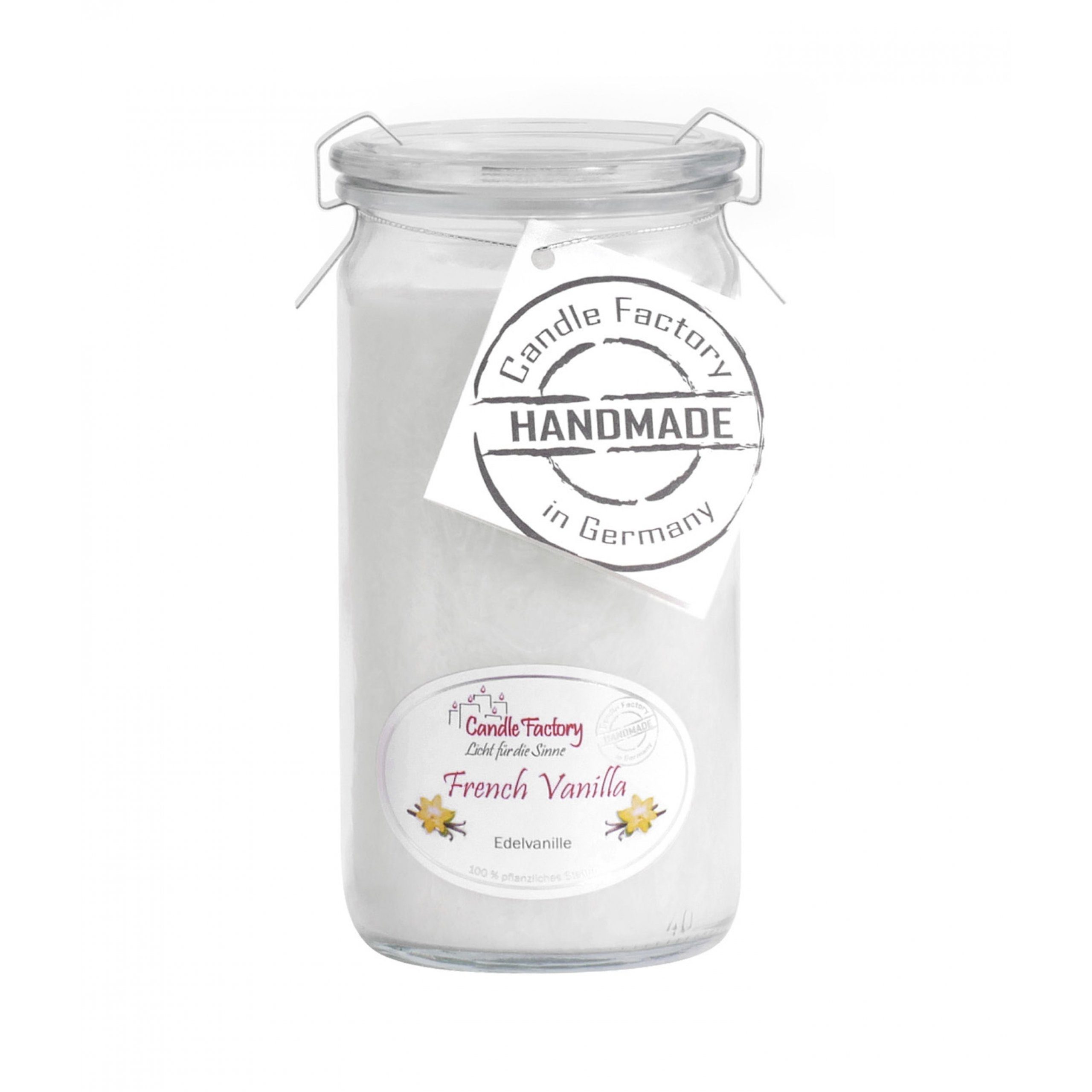 Candle Factory Duftkerze Candle Factory Mini Jumbo French Vanilla Duftkerze Dekokerze 307-033
