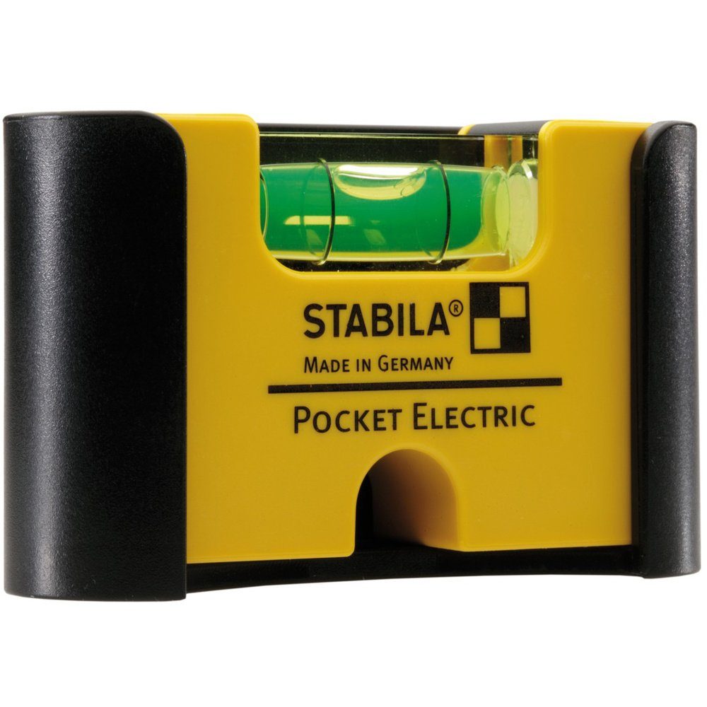 Stabila Wasserwaage Stabila Pocket Electric 18115 Mini-Wasserwaage 7 cm 1 mm/m, (Pocket Electric)