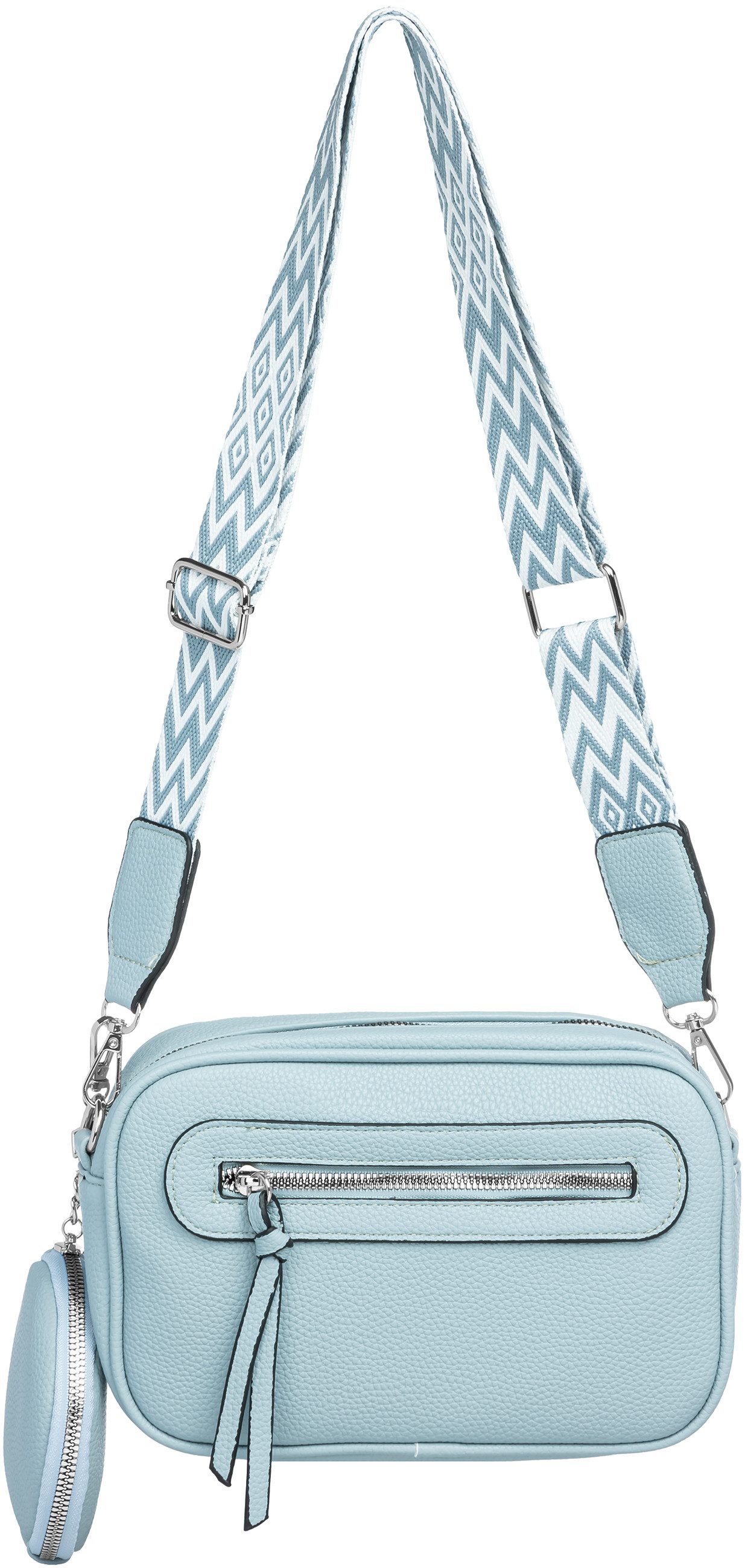 Caspar Gürteltasche TS1077 Damen Crossbody Bag Umhängetasche