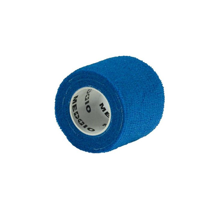 meDDio Bandage 1/3/6 Haftbandagen Größe+Farbe wählbar 1 Stück 5 cm blau