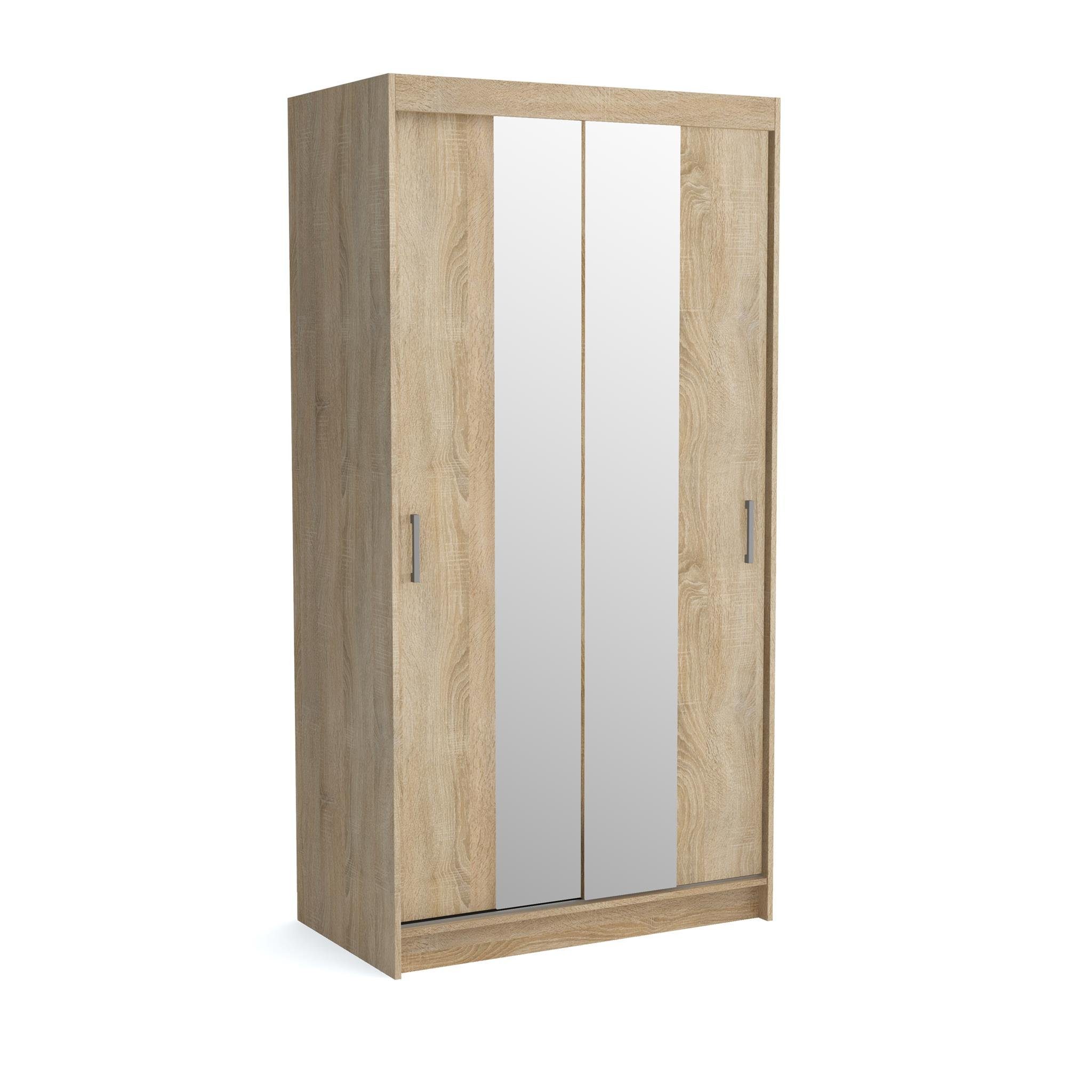 Beautysofa Schiebetürenschrank Niko (stilvoll Kleiderschrank, 100 günstig online kaufen
