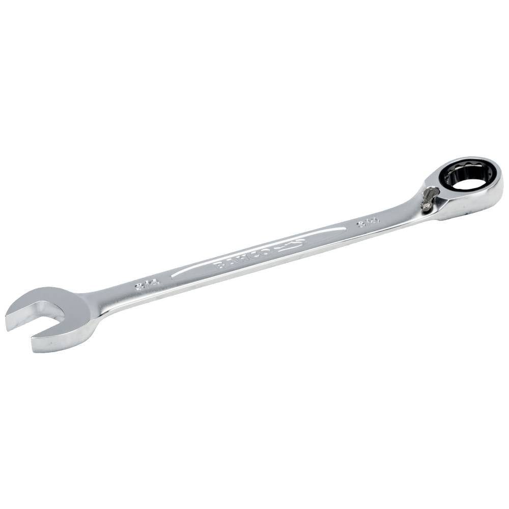 BAHCO Ringschlüssel Knarren-Ring-Maulschlüssel, Maul 15° abgewinkelt, SW 1/4″ 1RZ-1/4