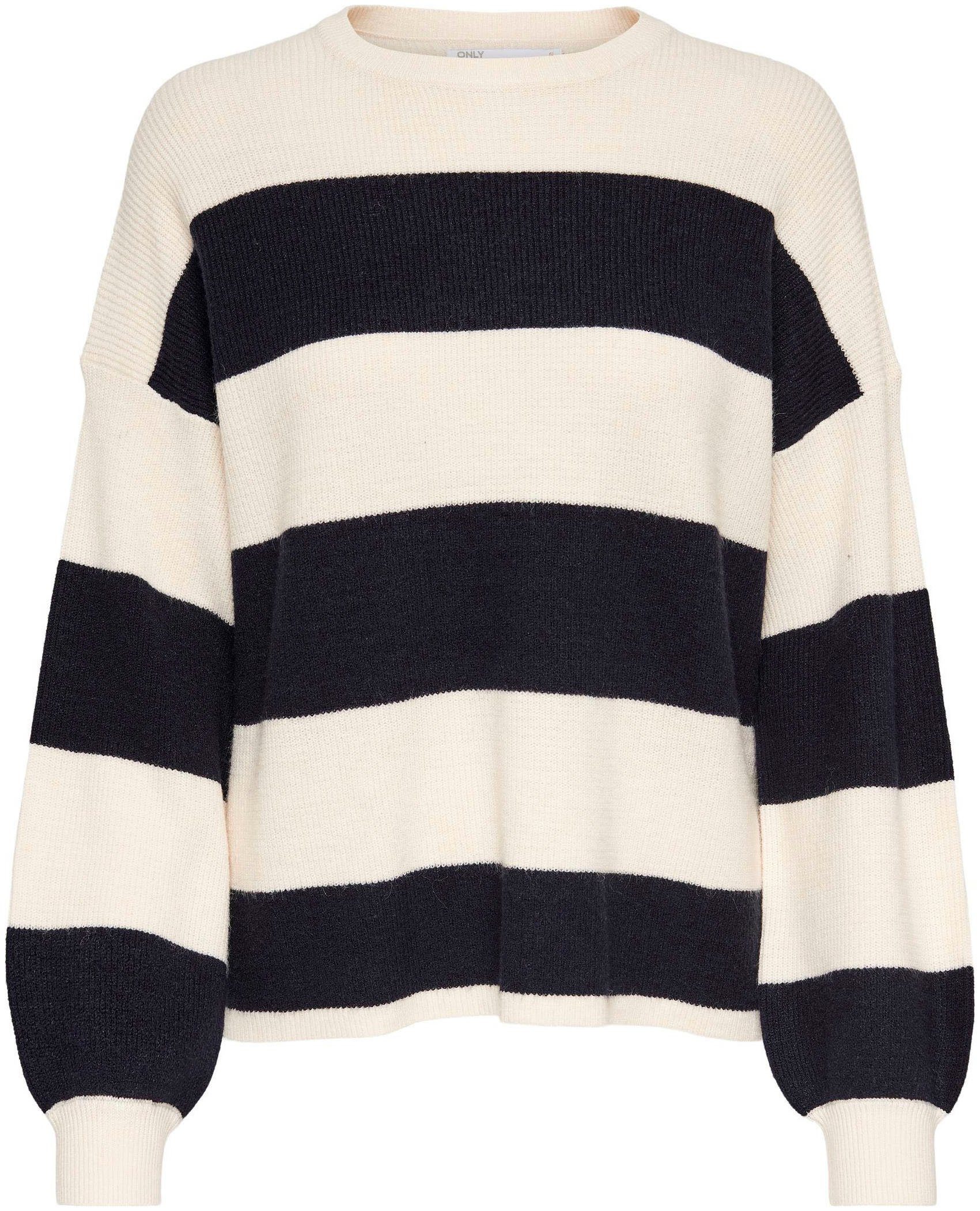 ONLY Strickpullover ONLATIA L/S STRIPE PULLOVER günstig online kaufen