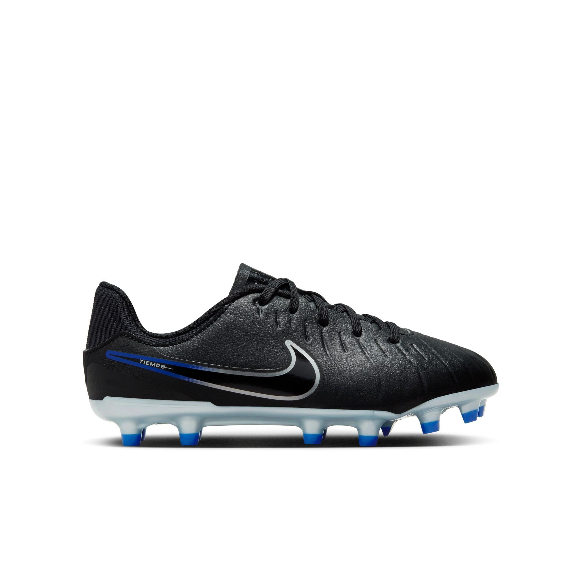 FG/MG ACADEMY JR 10 LEGEND black-chrome Fußballschuh Nike