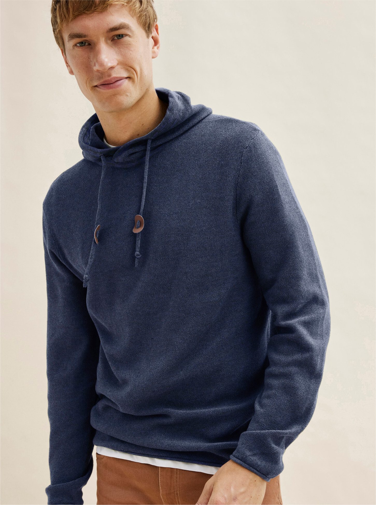 Witt Strickpullover Kapuzen-Pullover Langarm