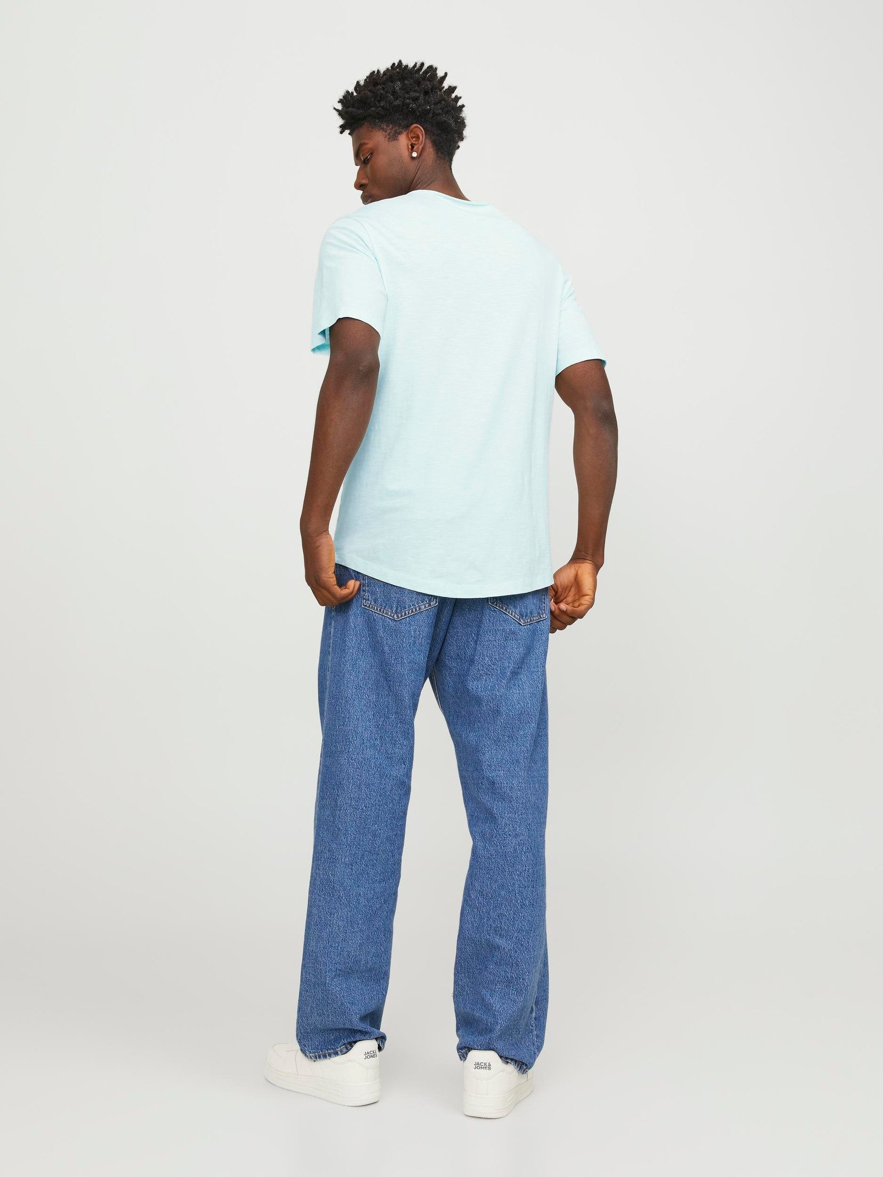 Jack & Jones Herren Rundhals T-Shirt JJEBASHER Regular Fit günstig online kaufen