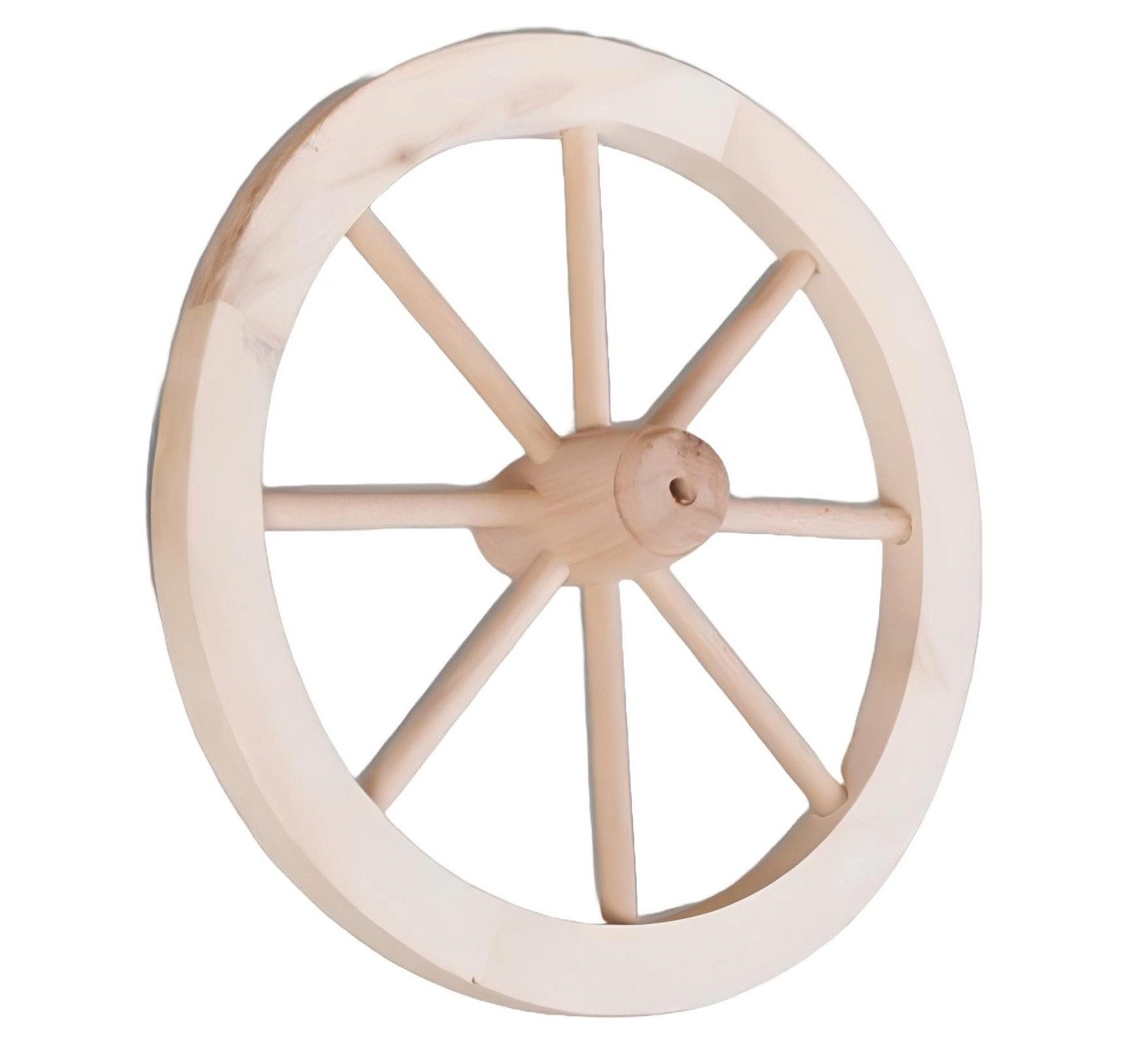 Gartenfigur Dekorad Holzrad 30 cm Speichenrad Wagenrad Gartendeko Ladendeko