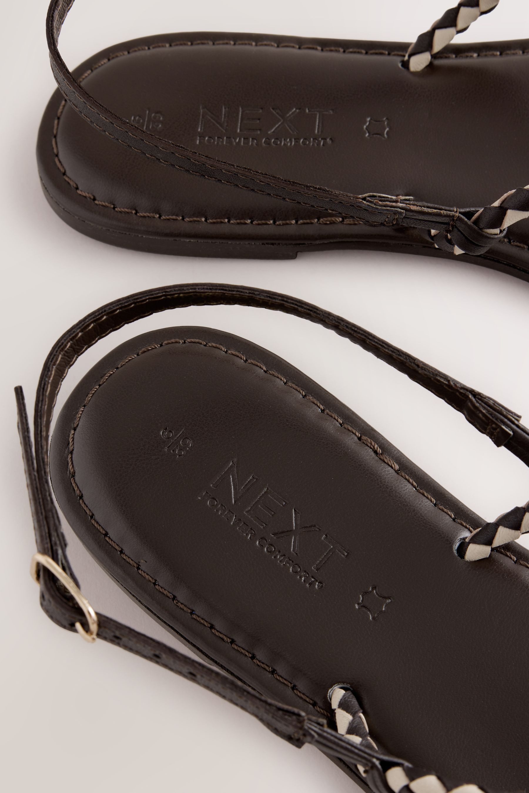 Next Forever Comfort® Flache Sandalen mit Flechtband Sandale – Bild 4 von 5