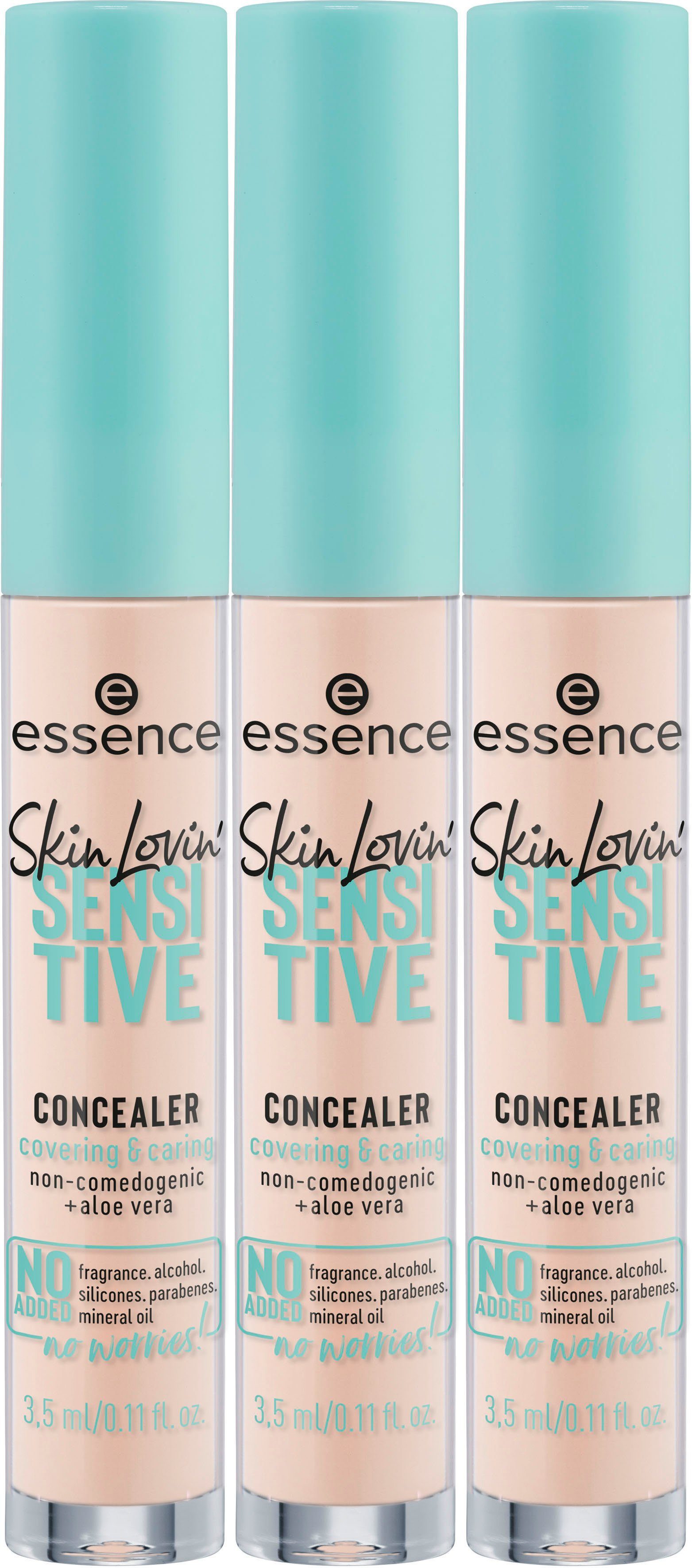 Essence Concealer Skin Lovin' SENSITIVE Fair 3-tlg. CONCEALER