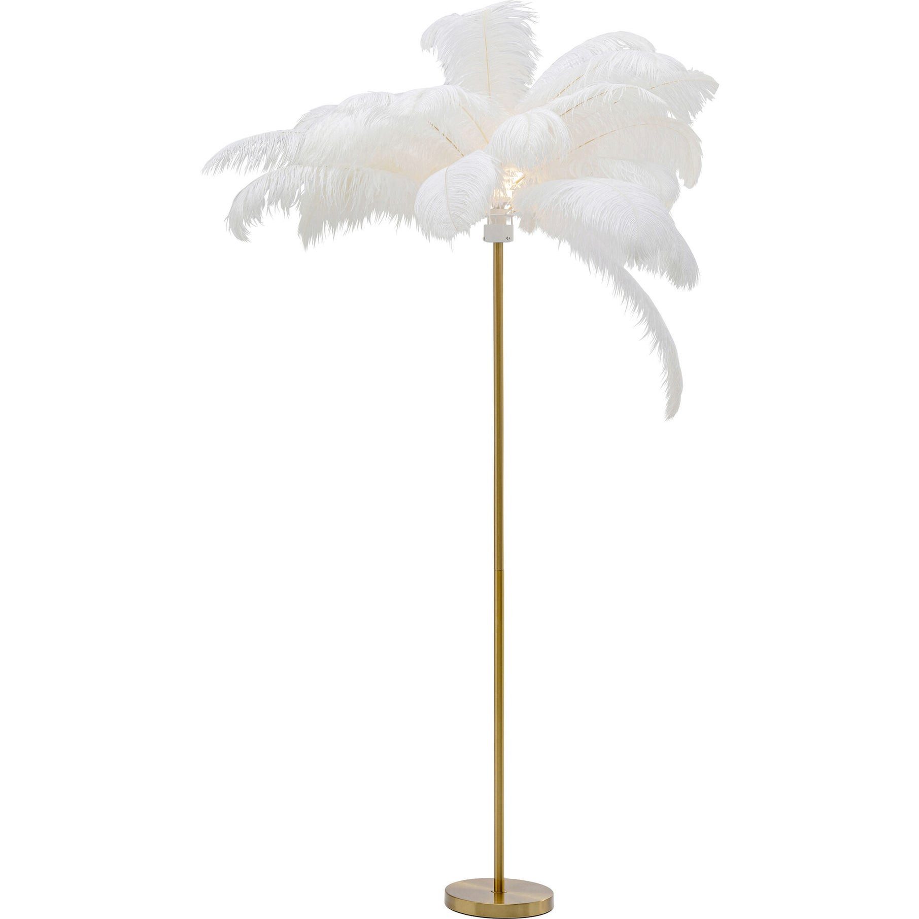 Kare Design Stehlampe Feather Palm, ohne Leuchtmittel