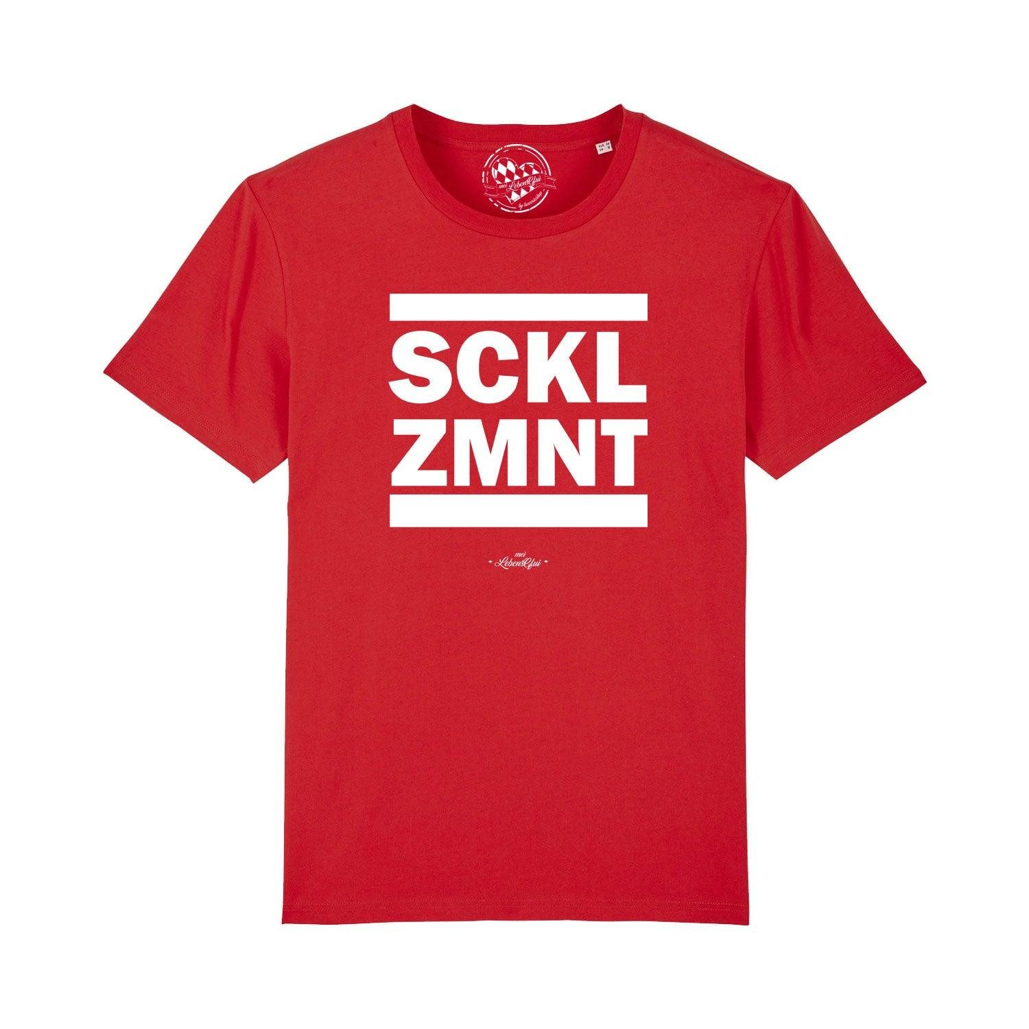 T-Shirt Herren T-Shirt "Sacklzement"