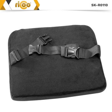 RICOO Haltungskissen SK-R0110, Ergonomisches orthopädisches Lendenwirbel Kissen für Auto & Büro Stuhl