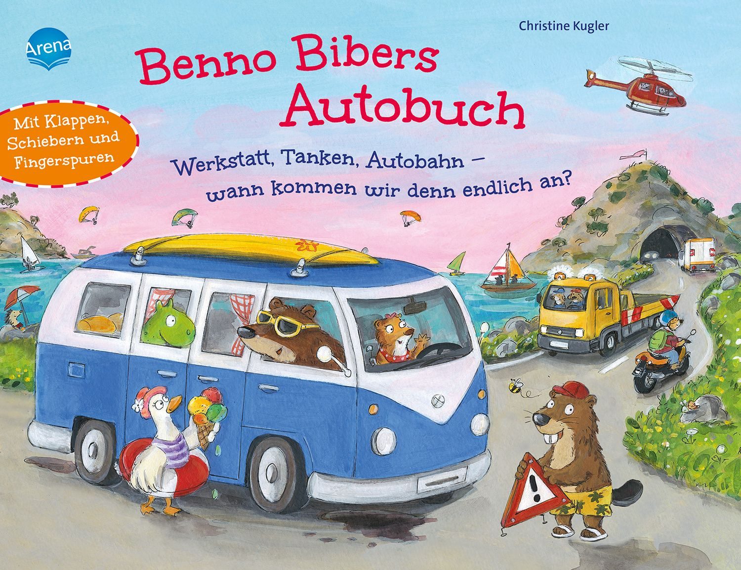 Kinderbuch Benno Bibers Autobuch Werkstatt, Tanken, Autobahn - wann kommen wir de Christine Kugler