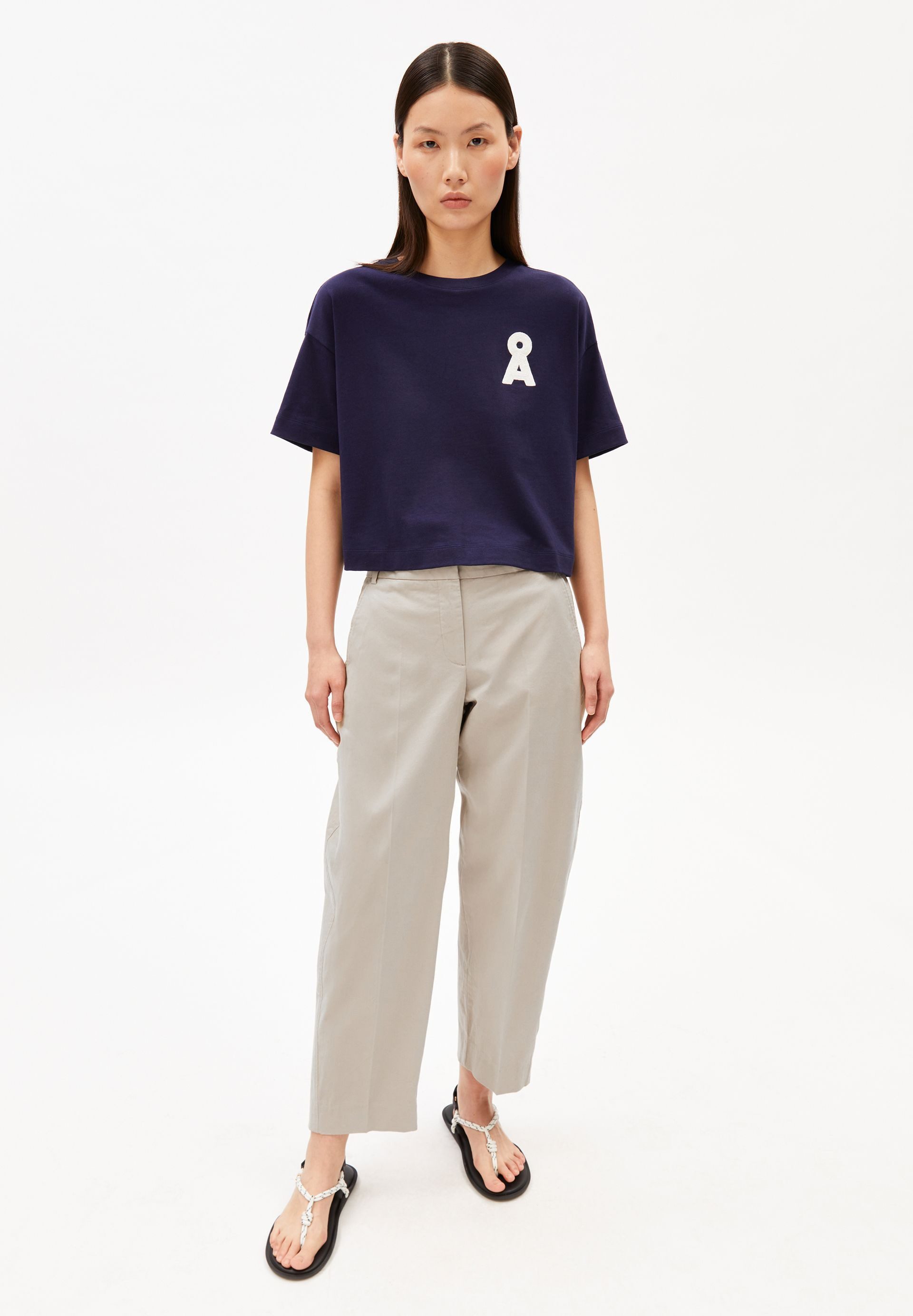 Armedangels T-Shirt ALBERTARAA T-Shirt aus recyceltem Baumwoll Mix Loose Fi günstig online kaufen