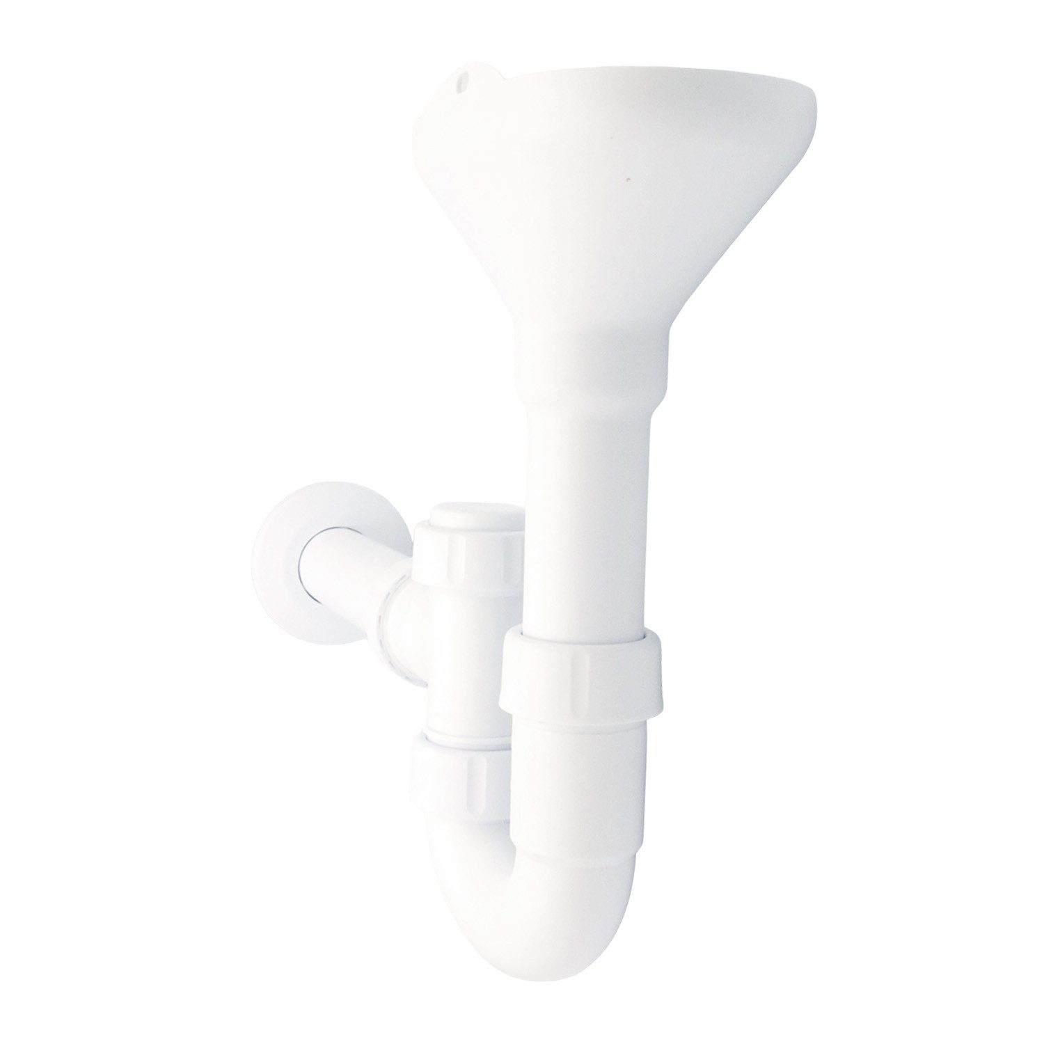Haas Otto Siphon PP-Trichter-Kugelverschlusssiphon mit Reinigungsöffnung DN 40/50/56
