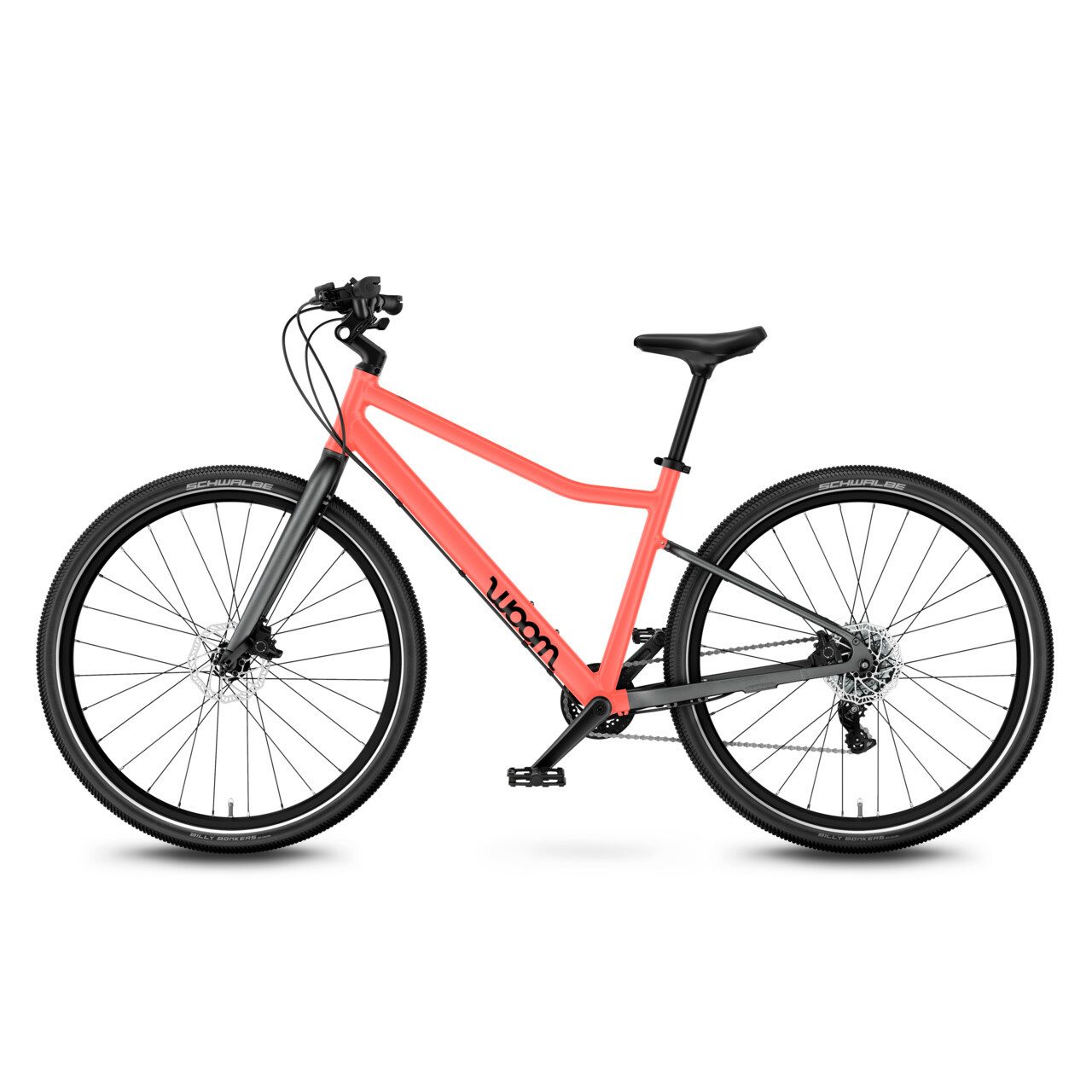 WOOM Jugendfahrrad EXPLORE 6 Jugendrad 26" neon coral