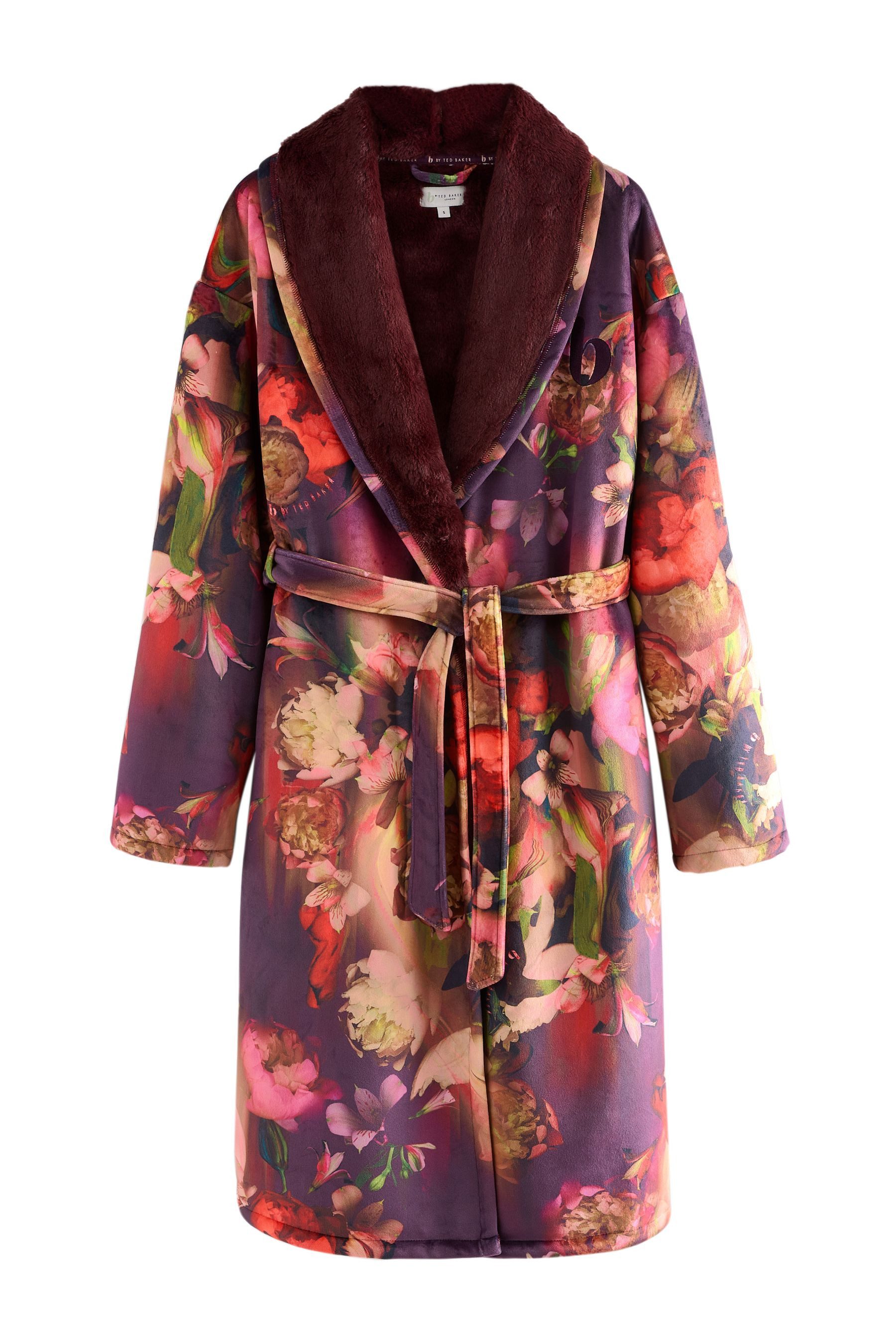 Damenbademantel B By Ted Baker Bademantel mit Blumenmuster