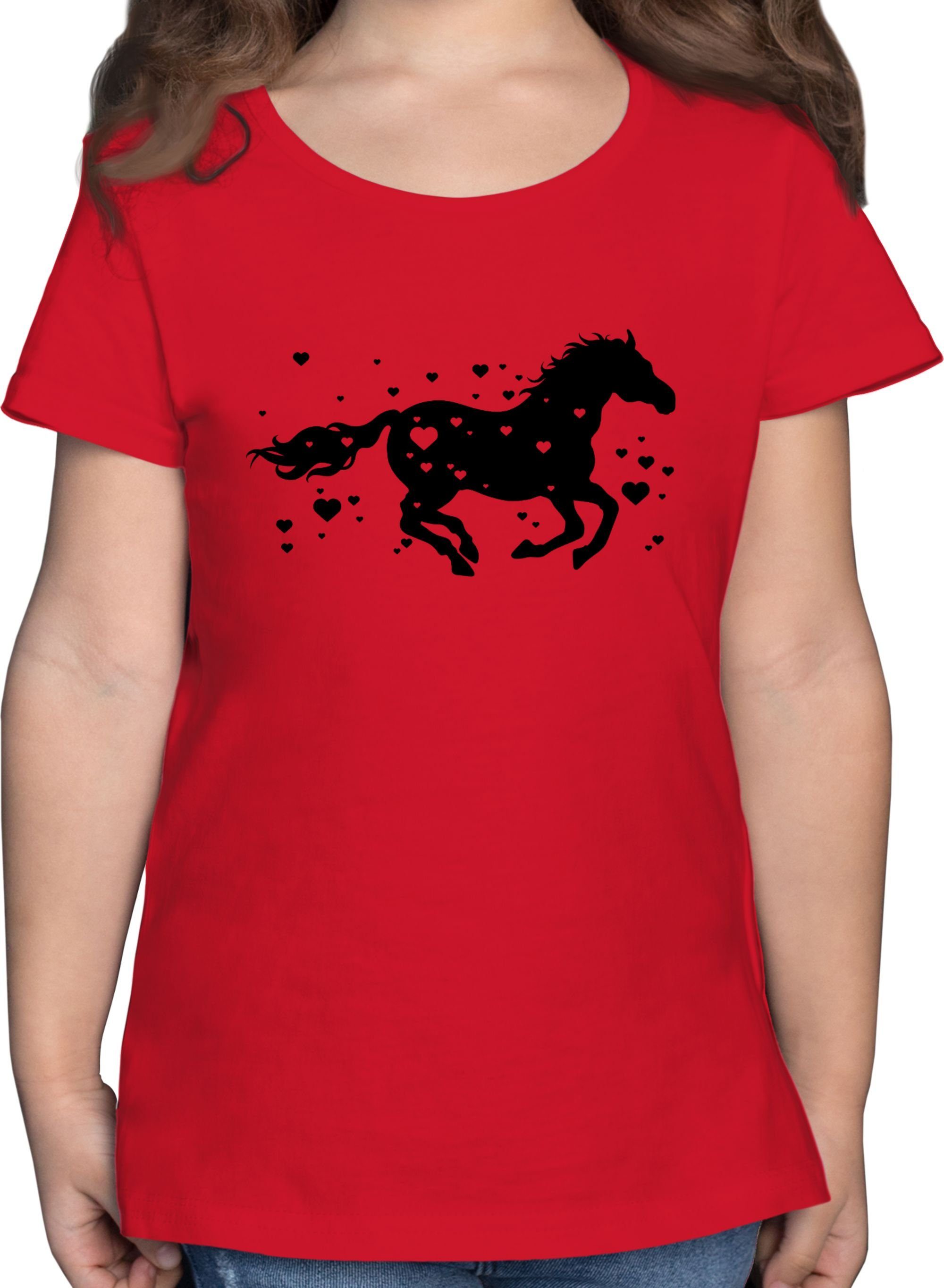 T-Shirt Laufendes Pferd I Pferde Geschenk Reiten I Pferdemädchen