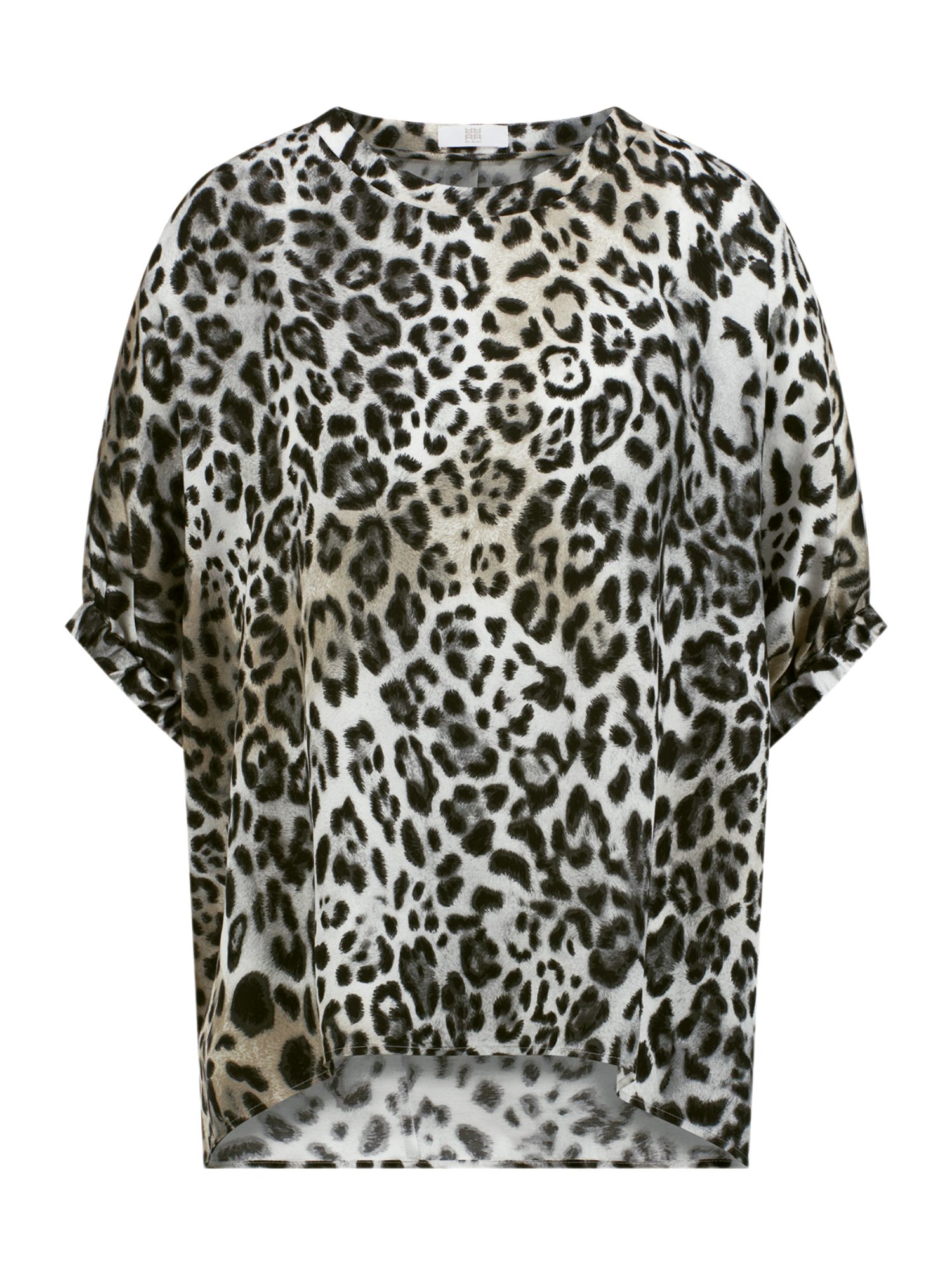 Riani Hemdbluse bunt,Casual,Viskose,Animalprint,Rundhals,Kurz,Regular Fit