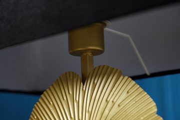 riess-ambiente Tischleuchte GINKGO 80cm gold / schwarz, Ein-/Ausschalter, ohne Leuchtmittel, Wohnzimmer · Metall · Stoff · Modern · Dekoration