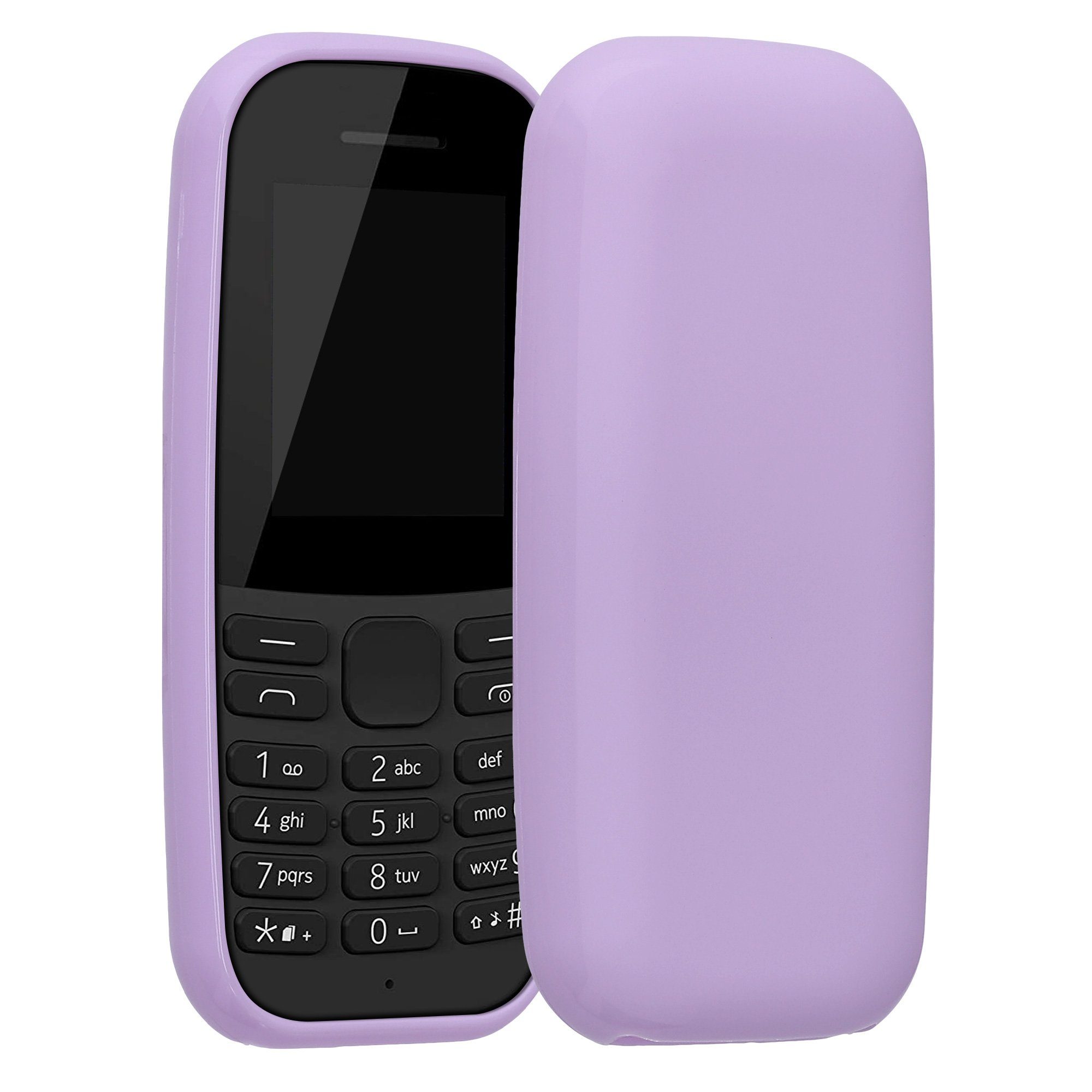kwmobile Handyhülle Hülle für Nokia 105 (2019), Hülle Silikon - Soft Handyhülle - Handy Case Cover