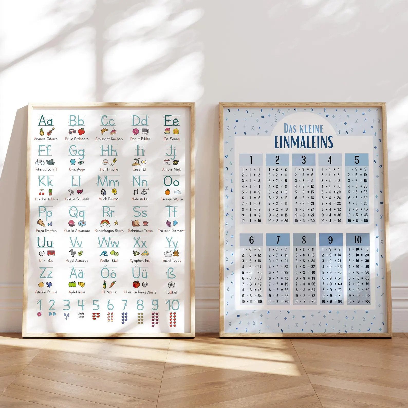 MeinBaby123® Poster 1x1, Einmaleins Trainer, Lernposter günstig online kaufen