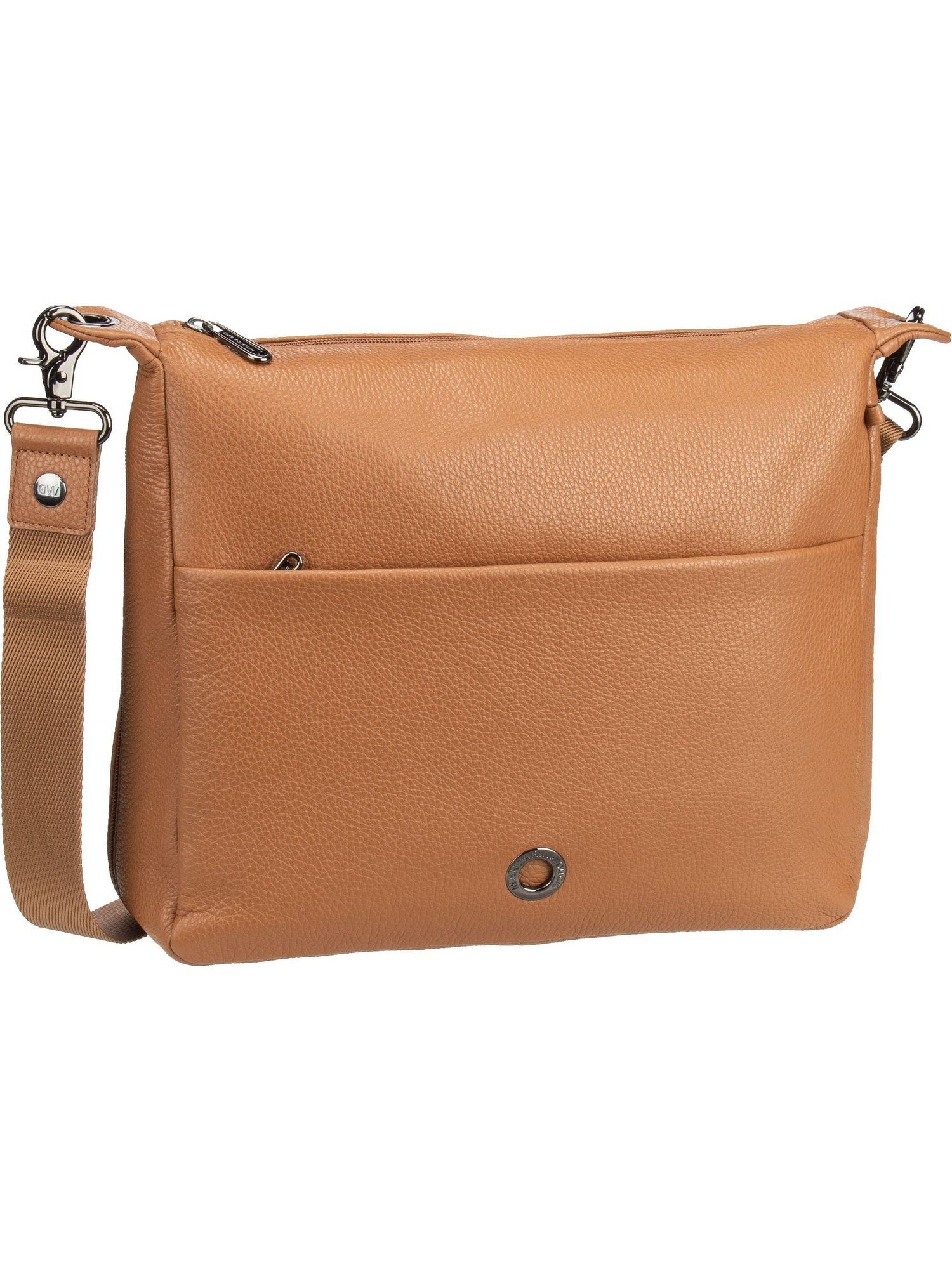 Mandarina Duck Umhängetasche Mellow Leather Shoulder Bag FZT49, Beuteltasche Indian Tan | Umhängetaschen