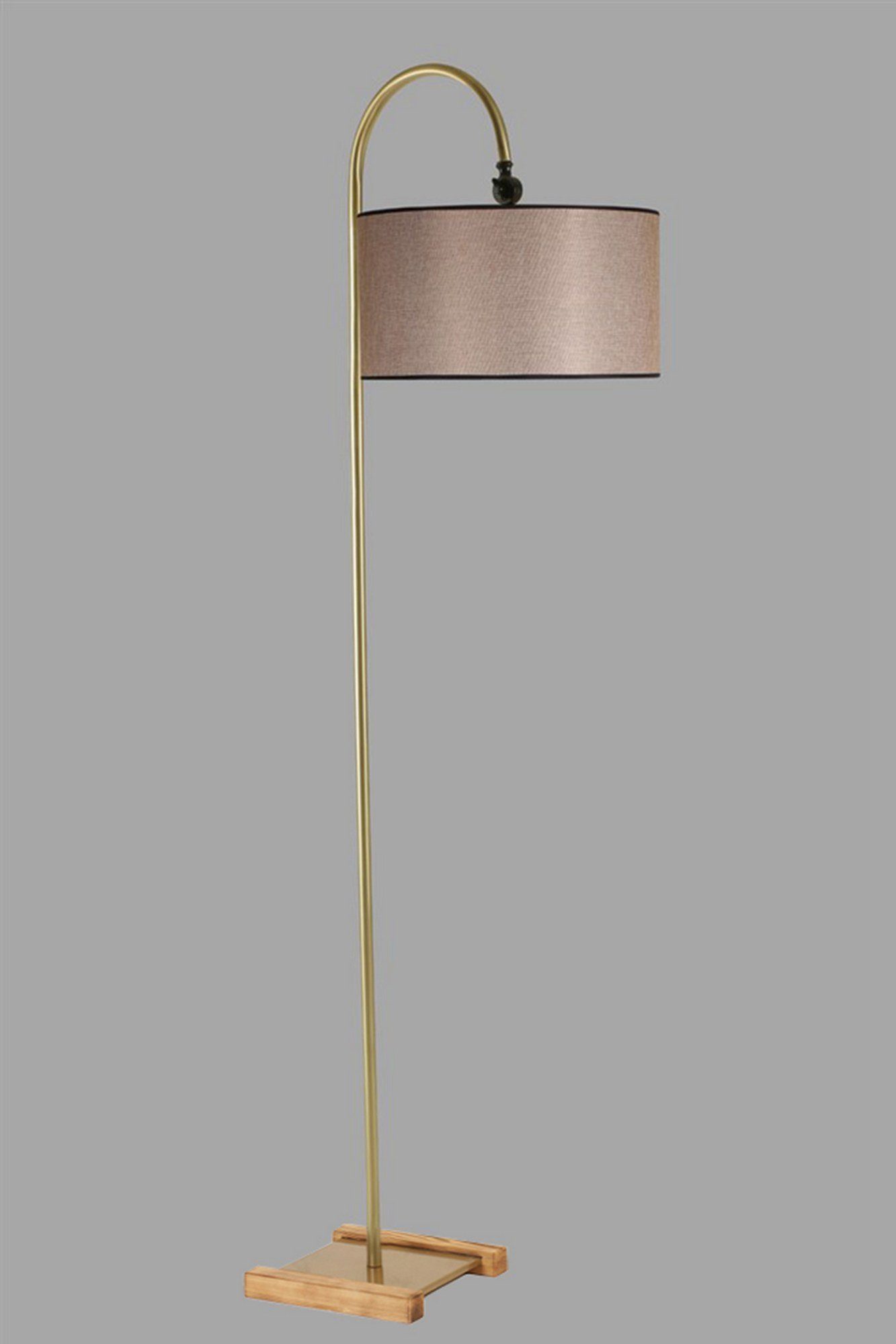 25 Stehlampe cm, Opviq Lun, Beige,Gold, 25 x Metallkörper