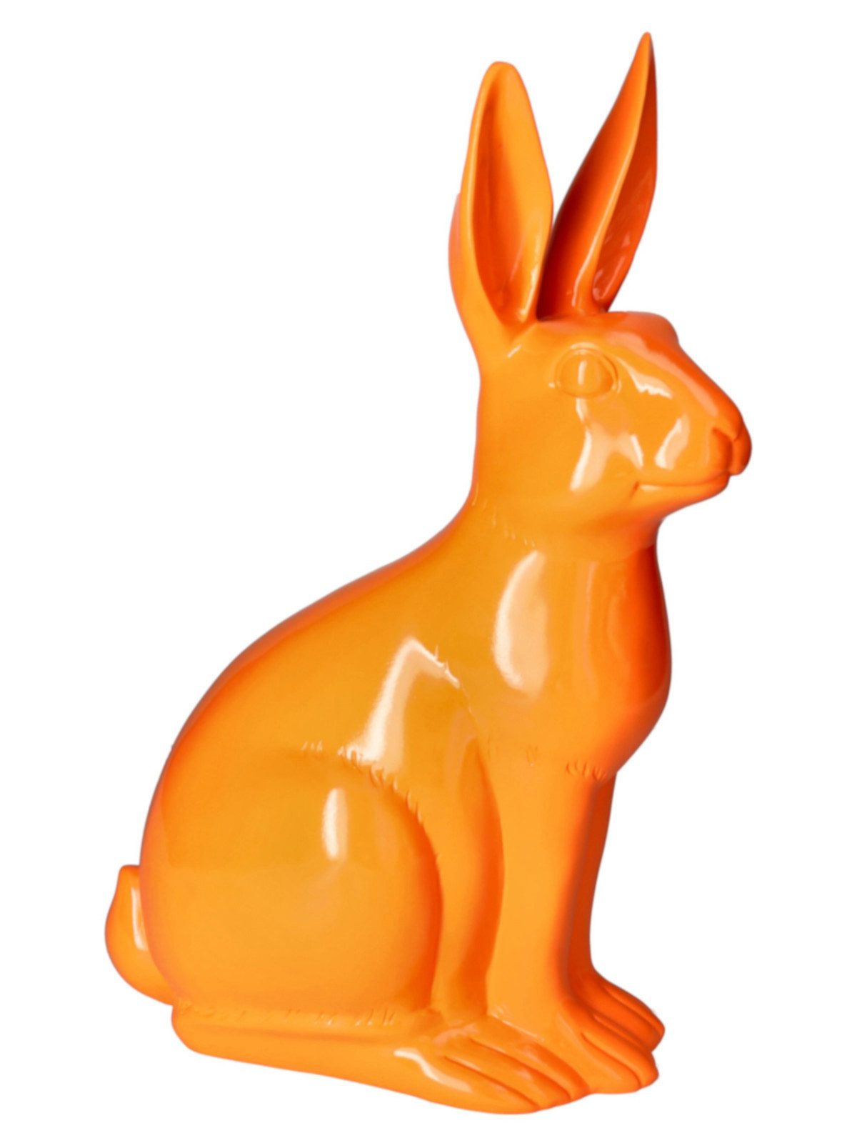 Giftcompany Dekofigur Frau Schmidt Hase L neon orange 43,5cm