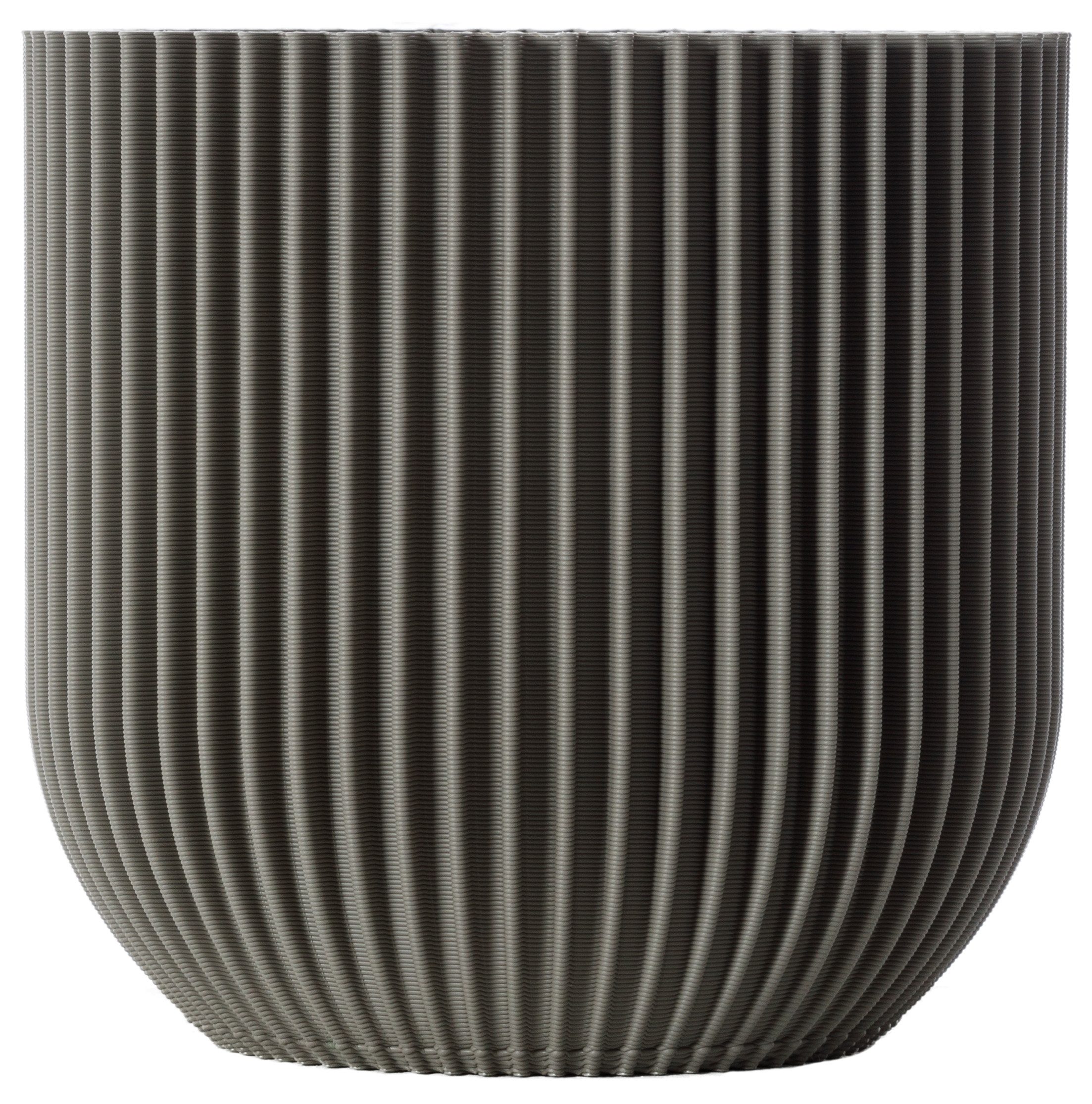 3D Vase Übertopf 3D Vase Cloe Orchideentopf Kräutertopf Übertopf Blumentopf nachhaltig, Übertopf aus dem 3D Drucker