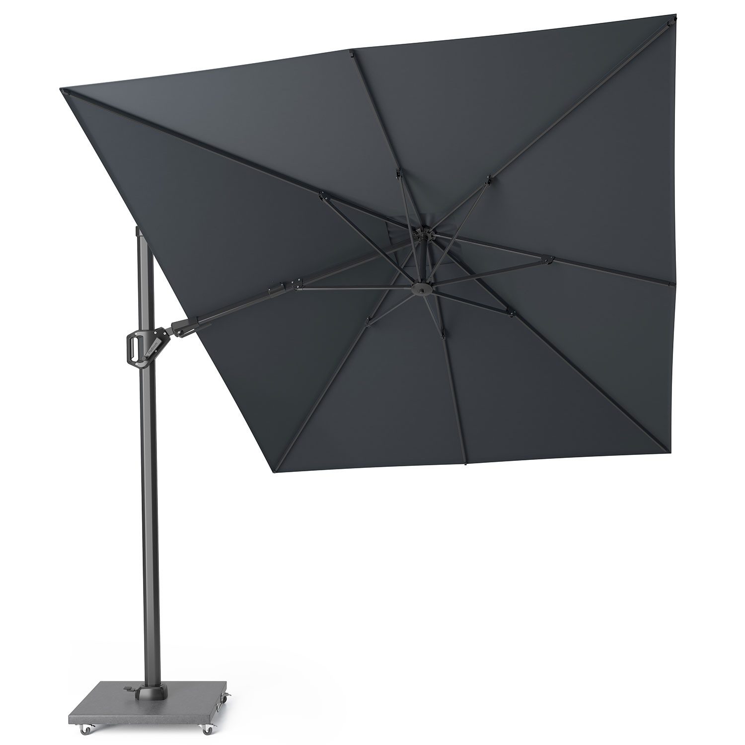 Platinum Sonnenschirm rechteckig Challenger T² Basic 360° kippbar, LxB: 350x260 cm