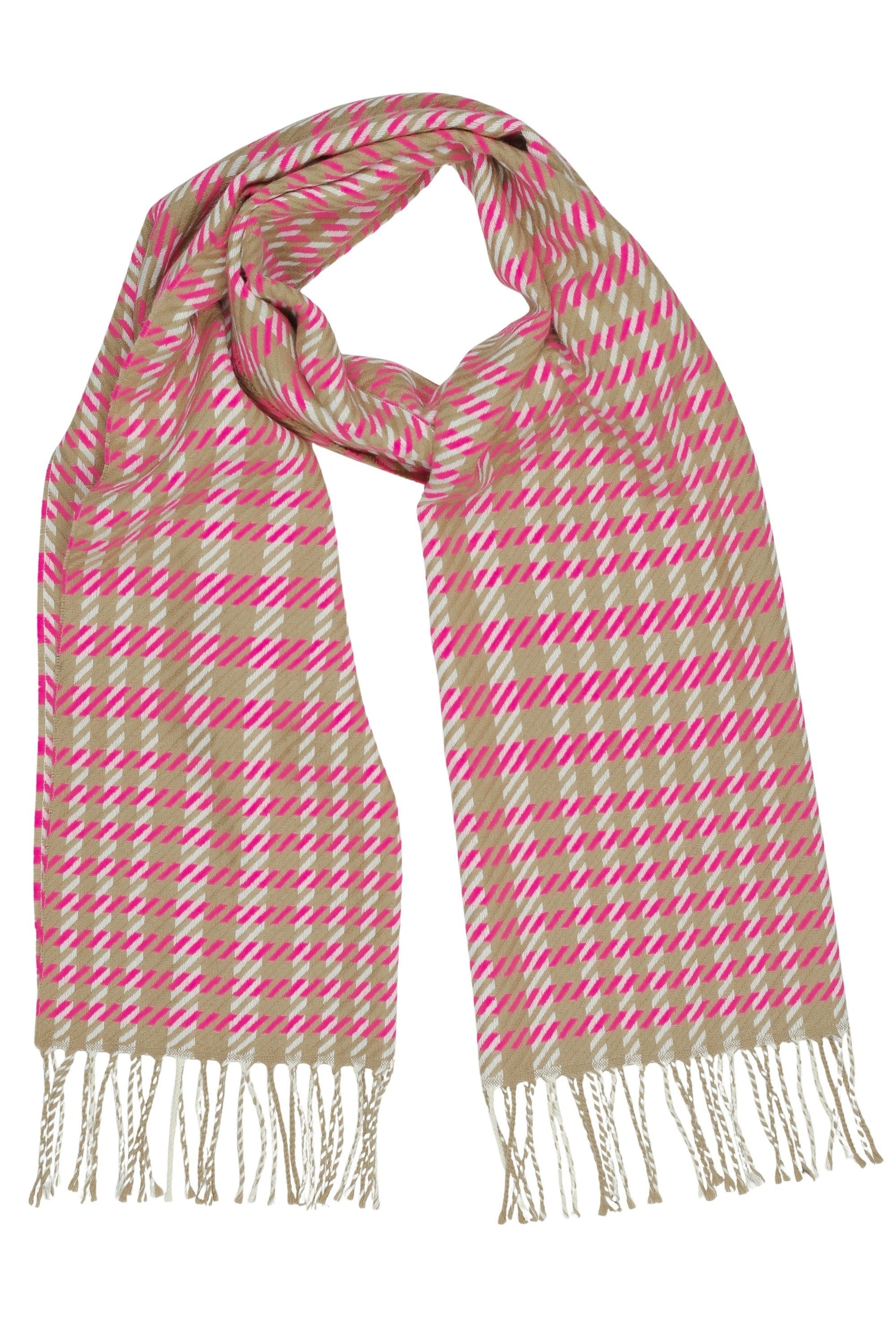 COLLEZIONE ALESSANDRO Wollschal Inverno, (1-St), Made in Italy, mit modernem Karo