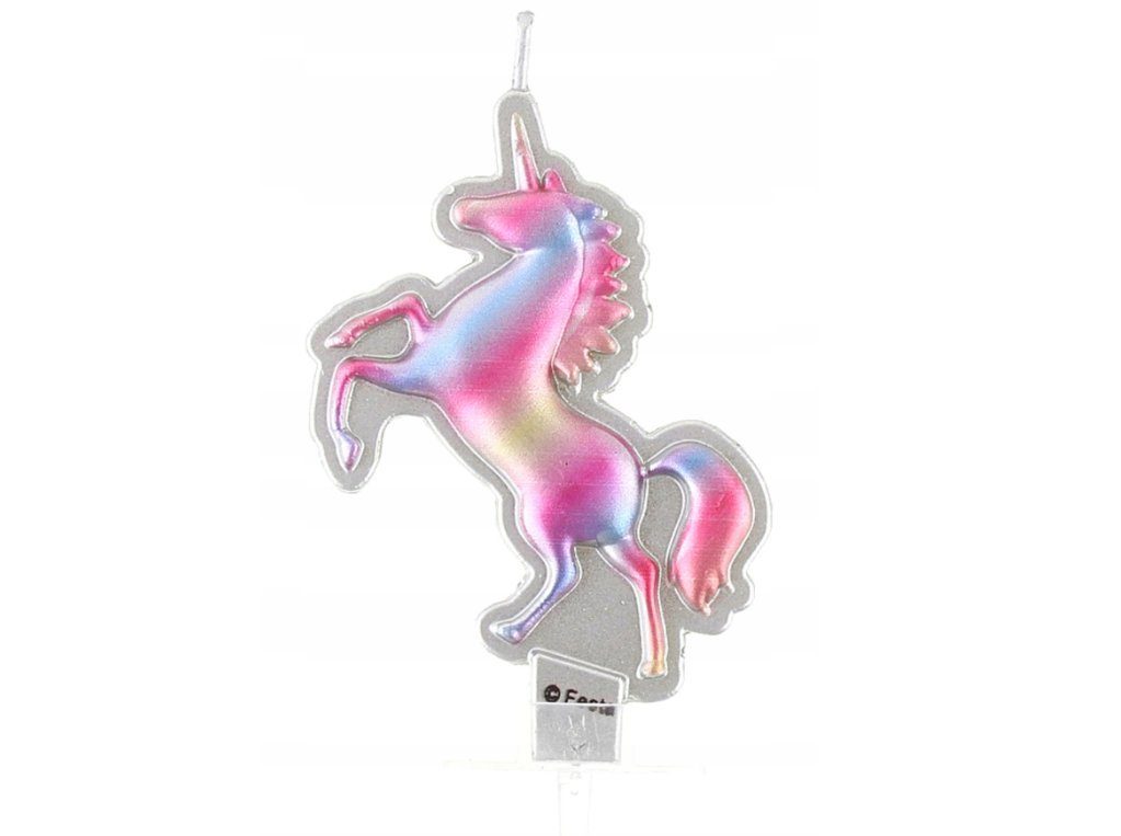 Festivalartikel Geburtstagskerze Pixie-Kerzen Einhorn Kerze Kerzen Geburtstag Geburtstagskerze (1-tlg)