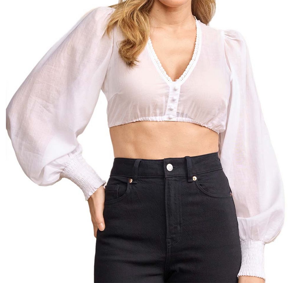 KRÜGER COLLECTION Dirndlbluse Dirndlbluse Carolin ecru