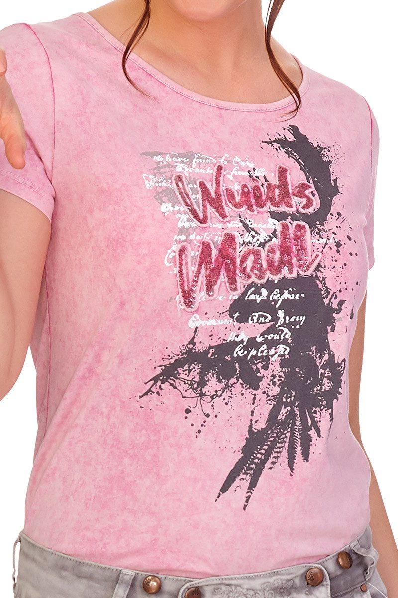 Hangowear Trachtenshirt Trachtenshirt Damen - CHLOE - pink